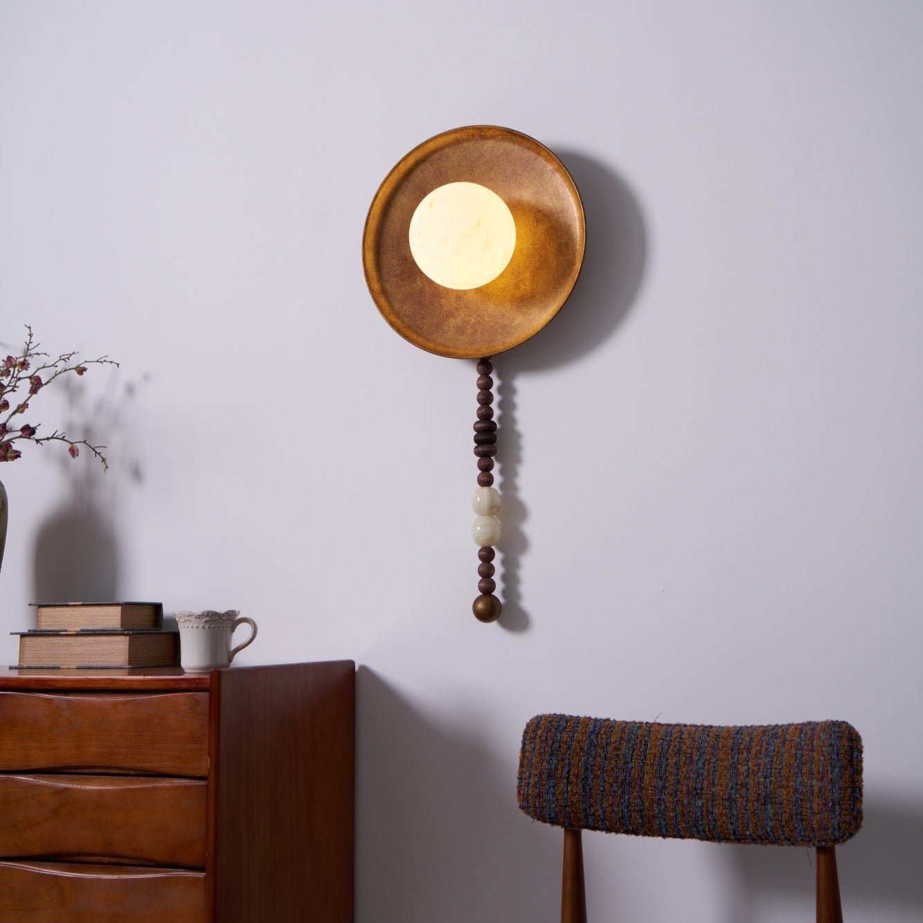 Olive Premium Nordic Art Marble Wall Light - Neutral Decor