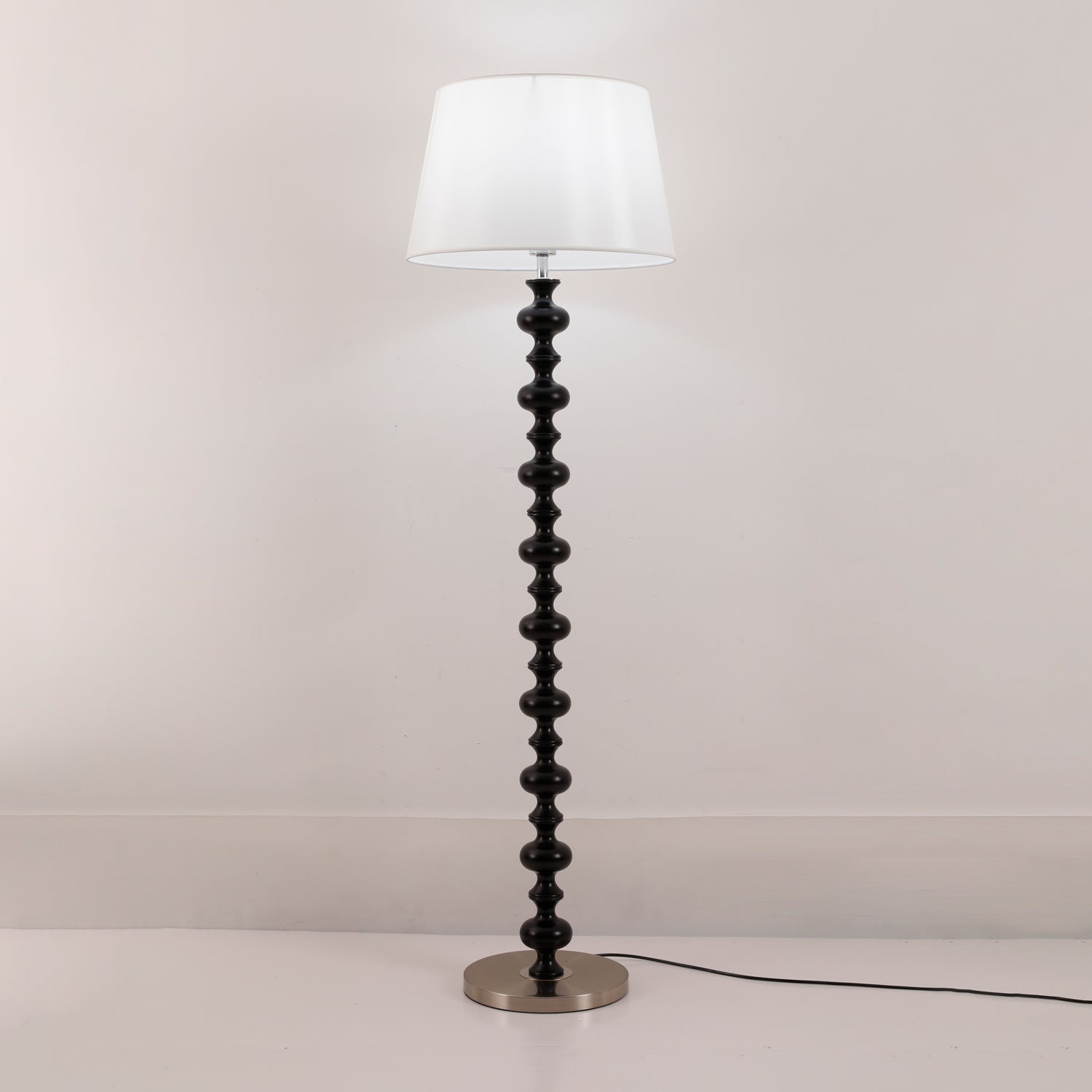 Rildes Wood Fabric Floor Lamp