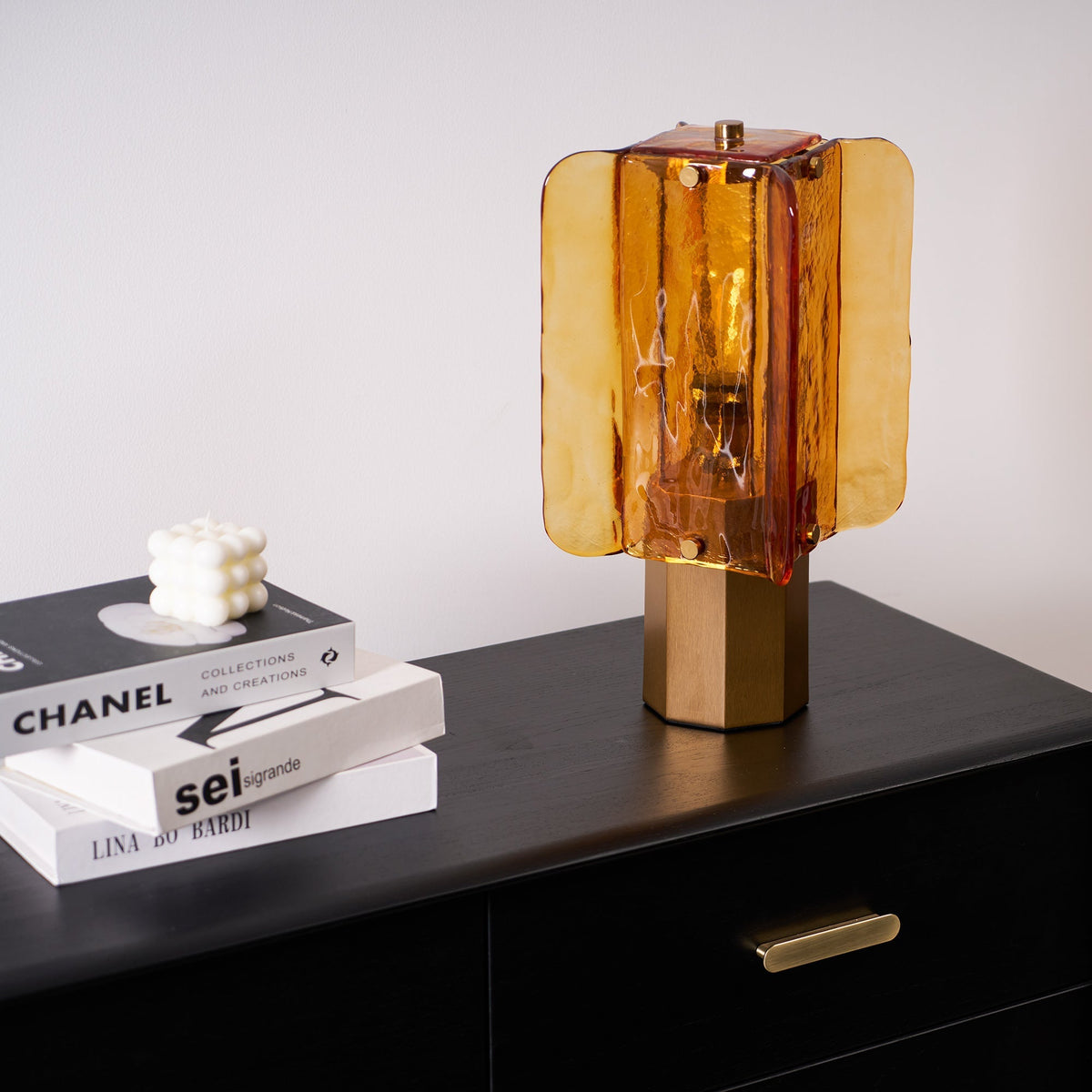 Aurelia Modern Glass Table Lamp