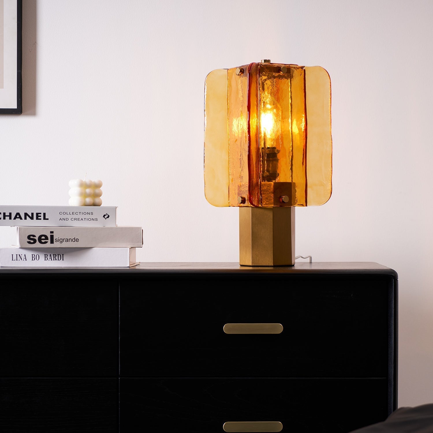 Aurelia Modern Glass Table Lamp