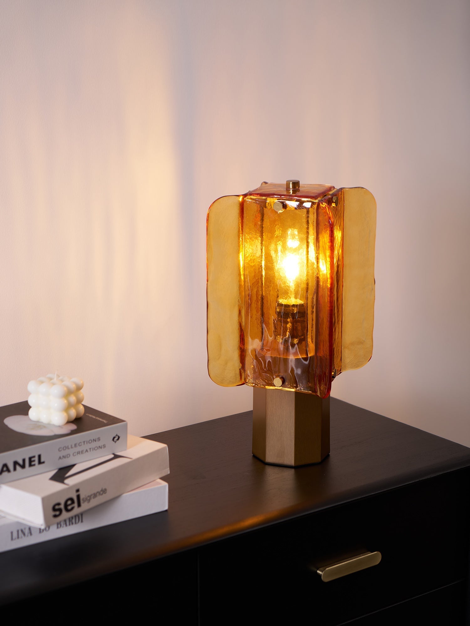 Aurelia Modern Glass Table Lamp