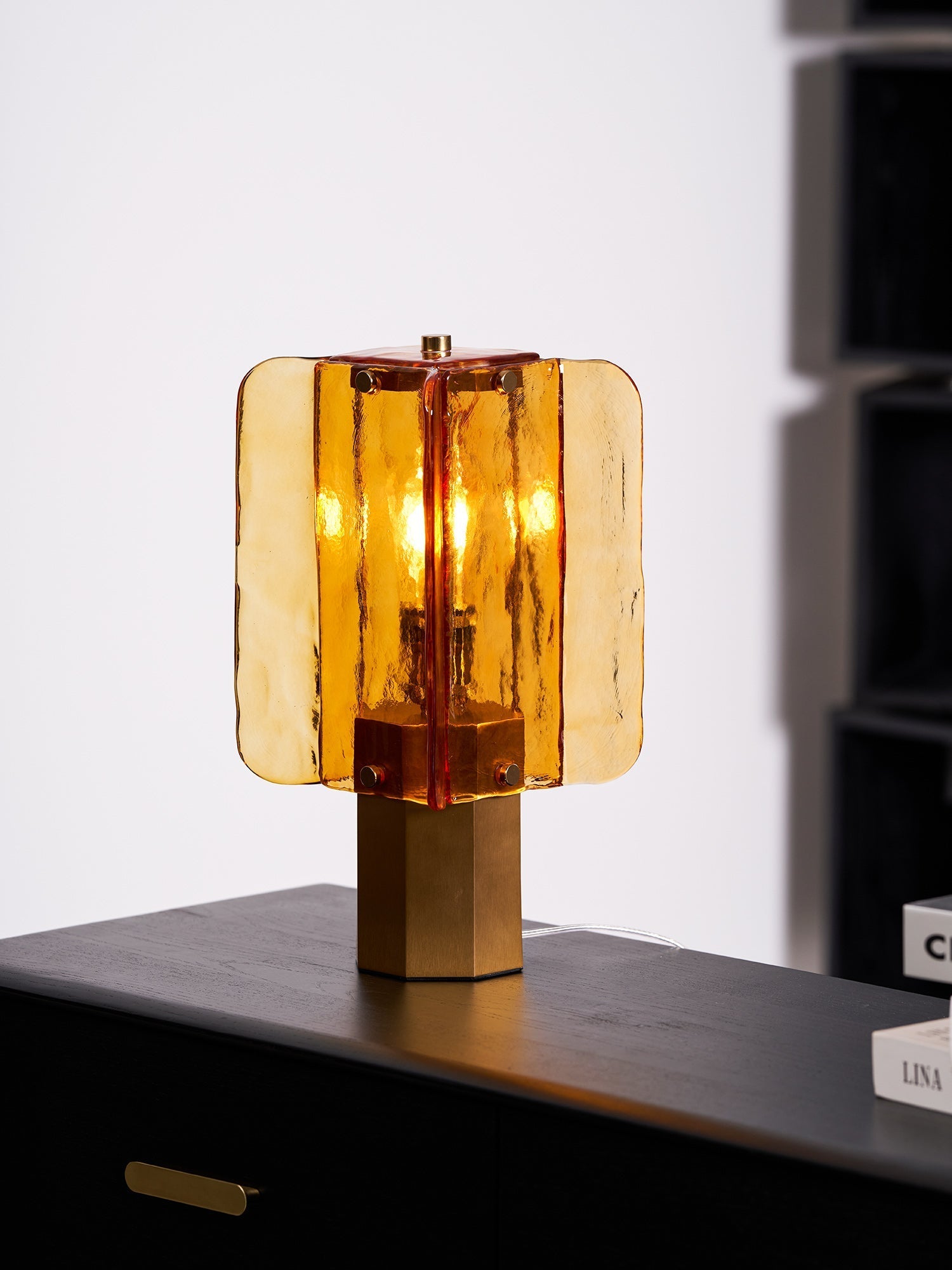 Aurelia Modern Glass Table Lamp