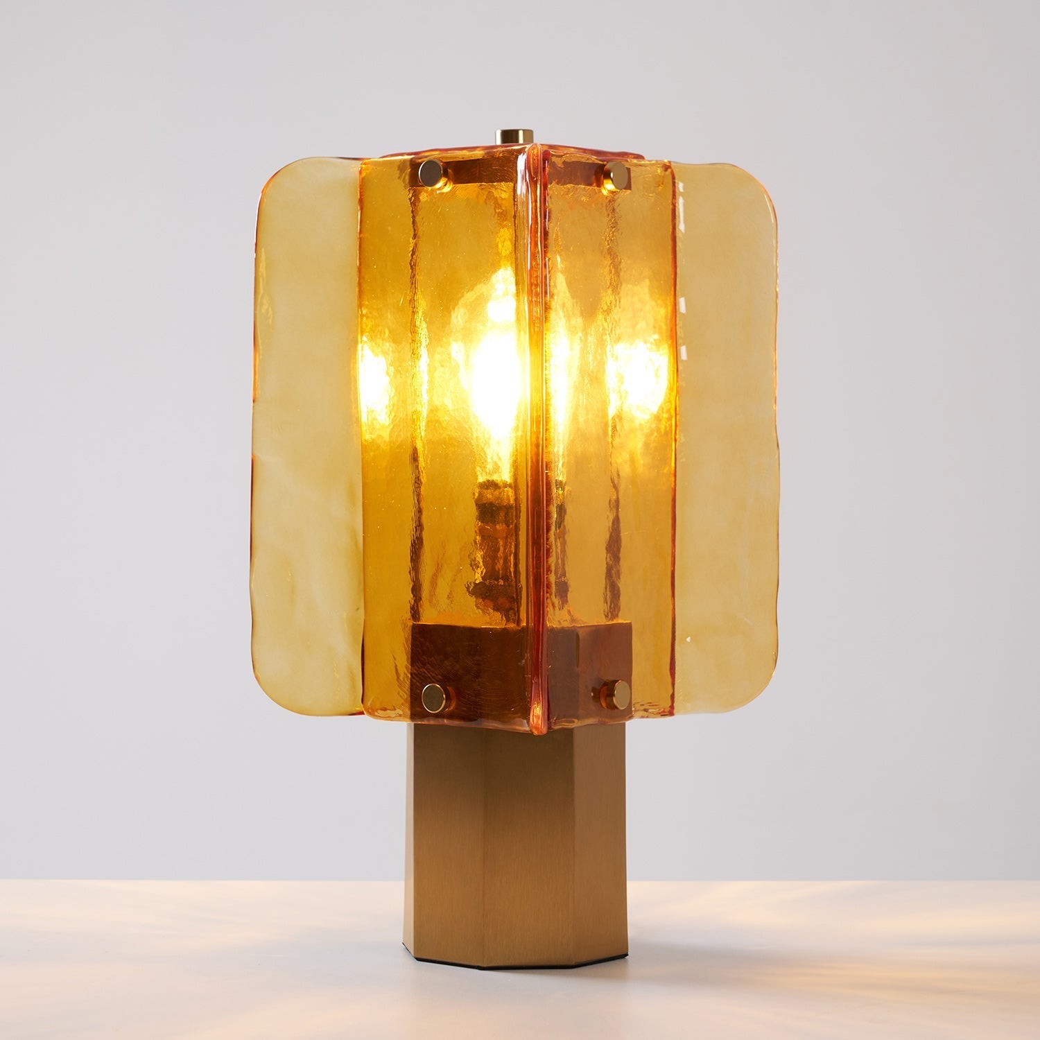 Aurelia Glass Table Lamp - Neutral Decor