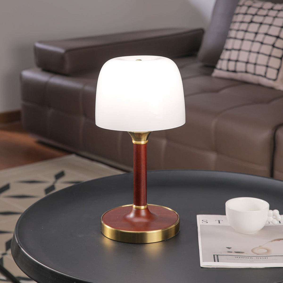 Rinariella Wood Retro Table Lamp