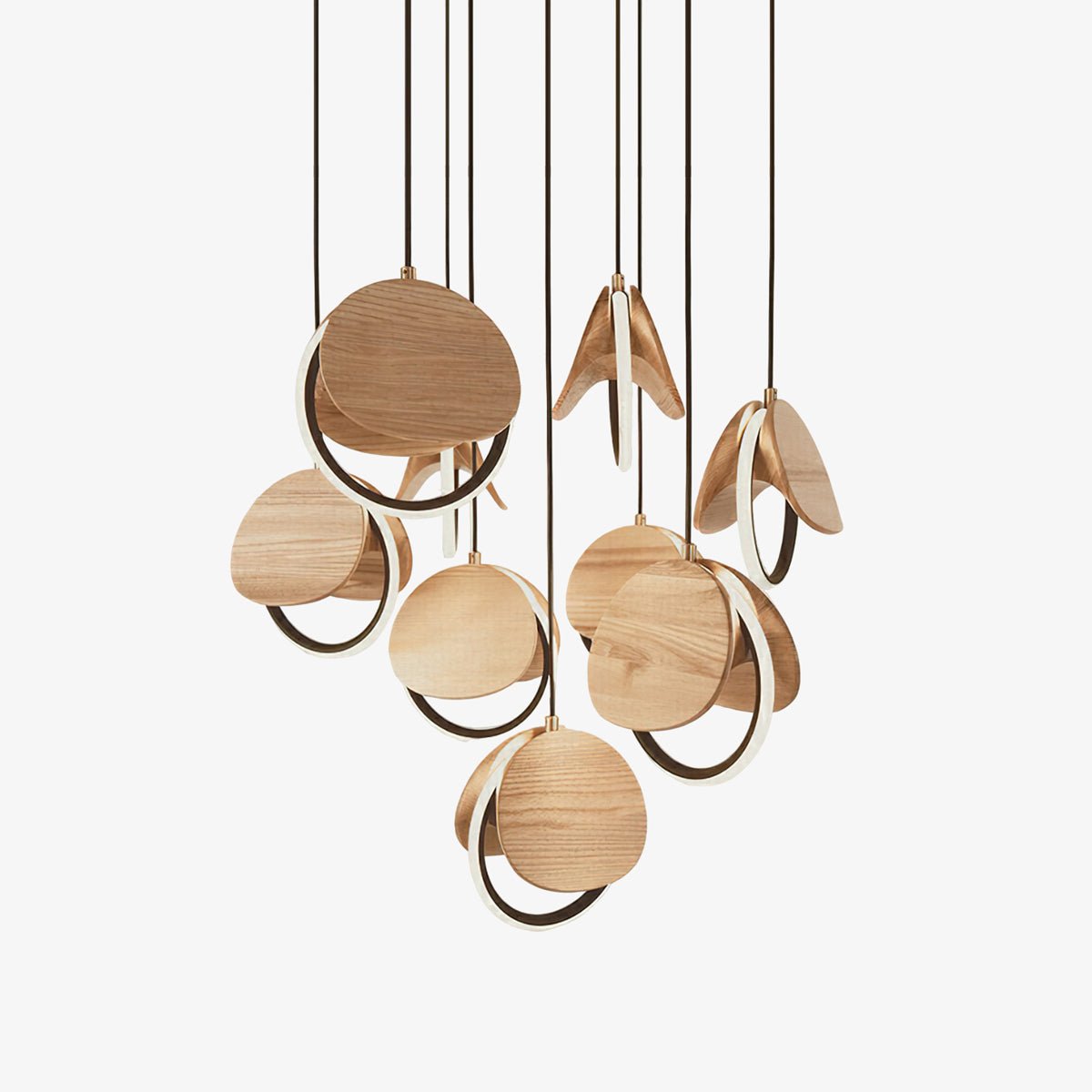 Avvelen Geometric Wood Pendant Light