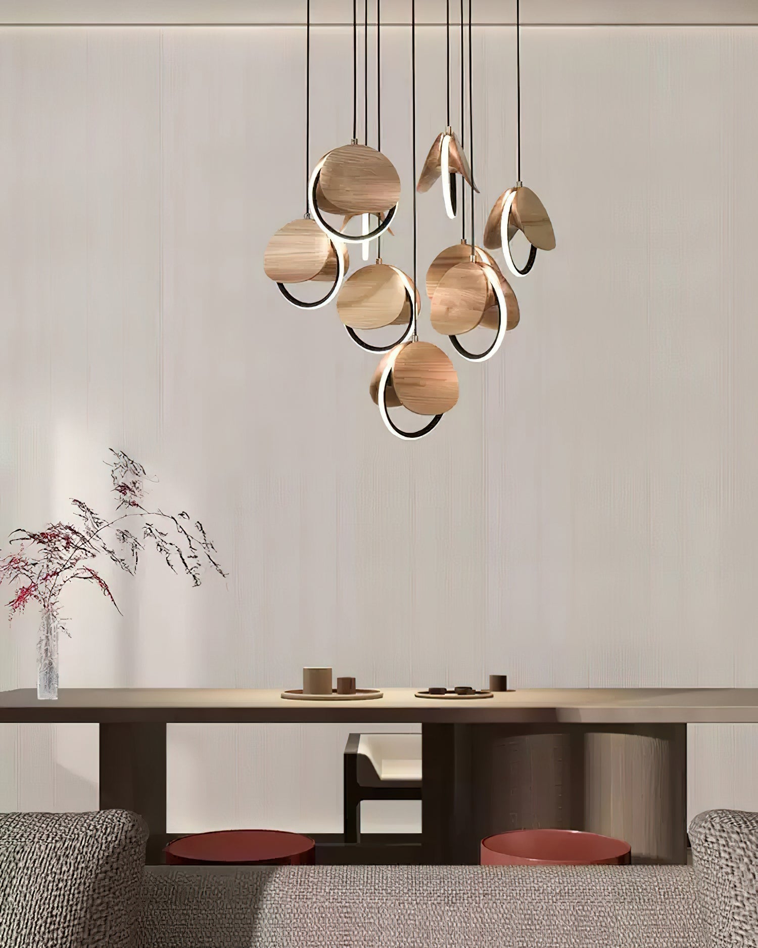 Avvelen Geometric Wood Pendant Light