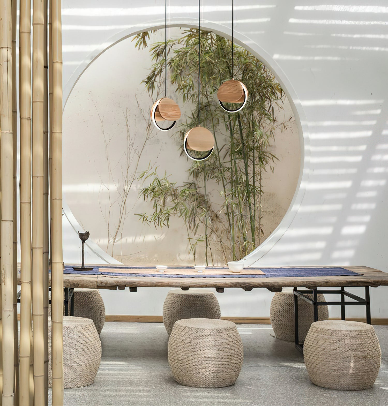 Avvelen Geometric Wood Pendant Light