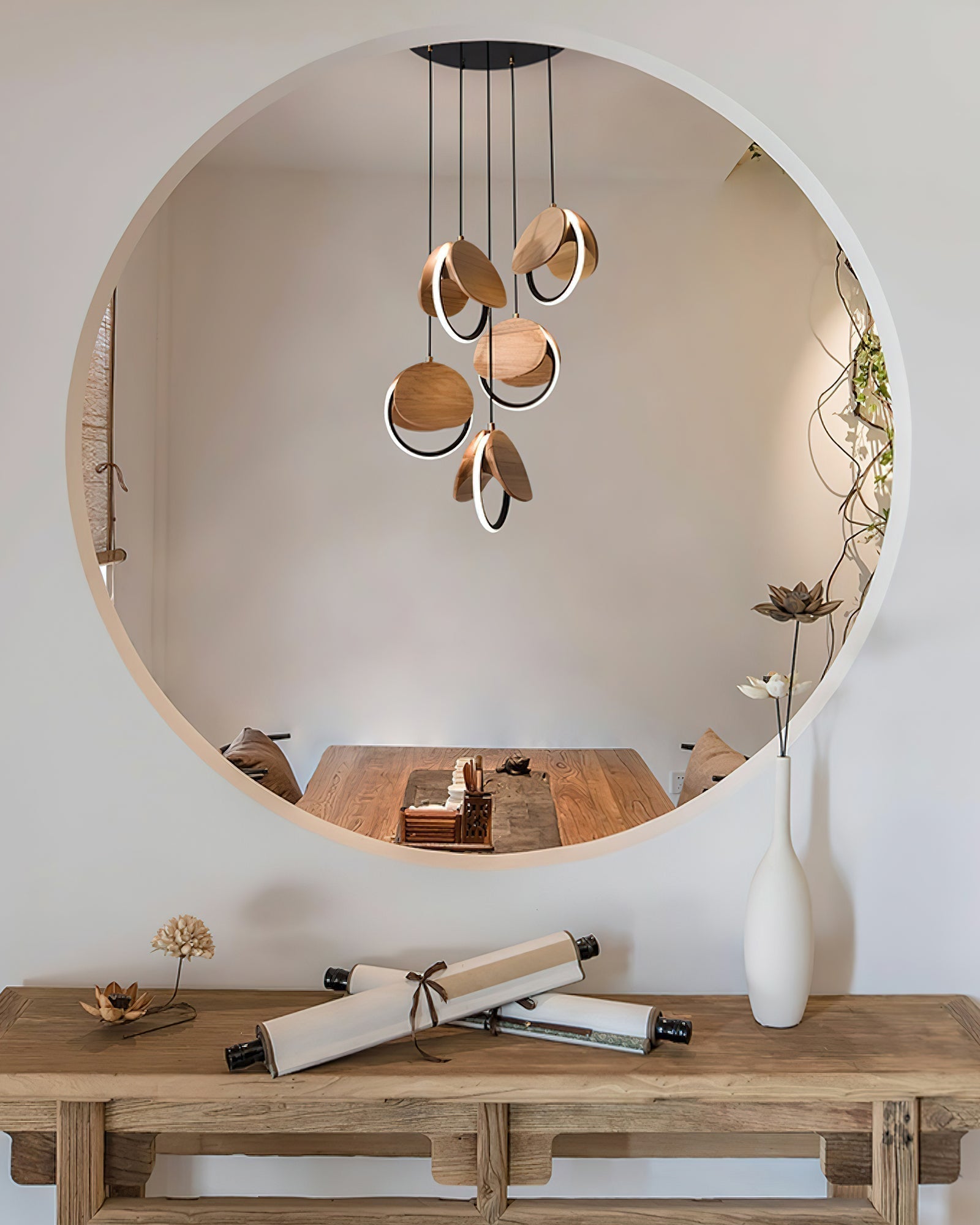 Avvelen Geometric Wood Pendant Light