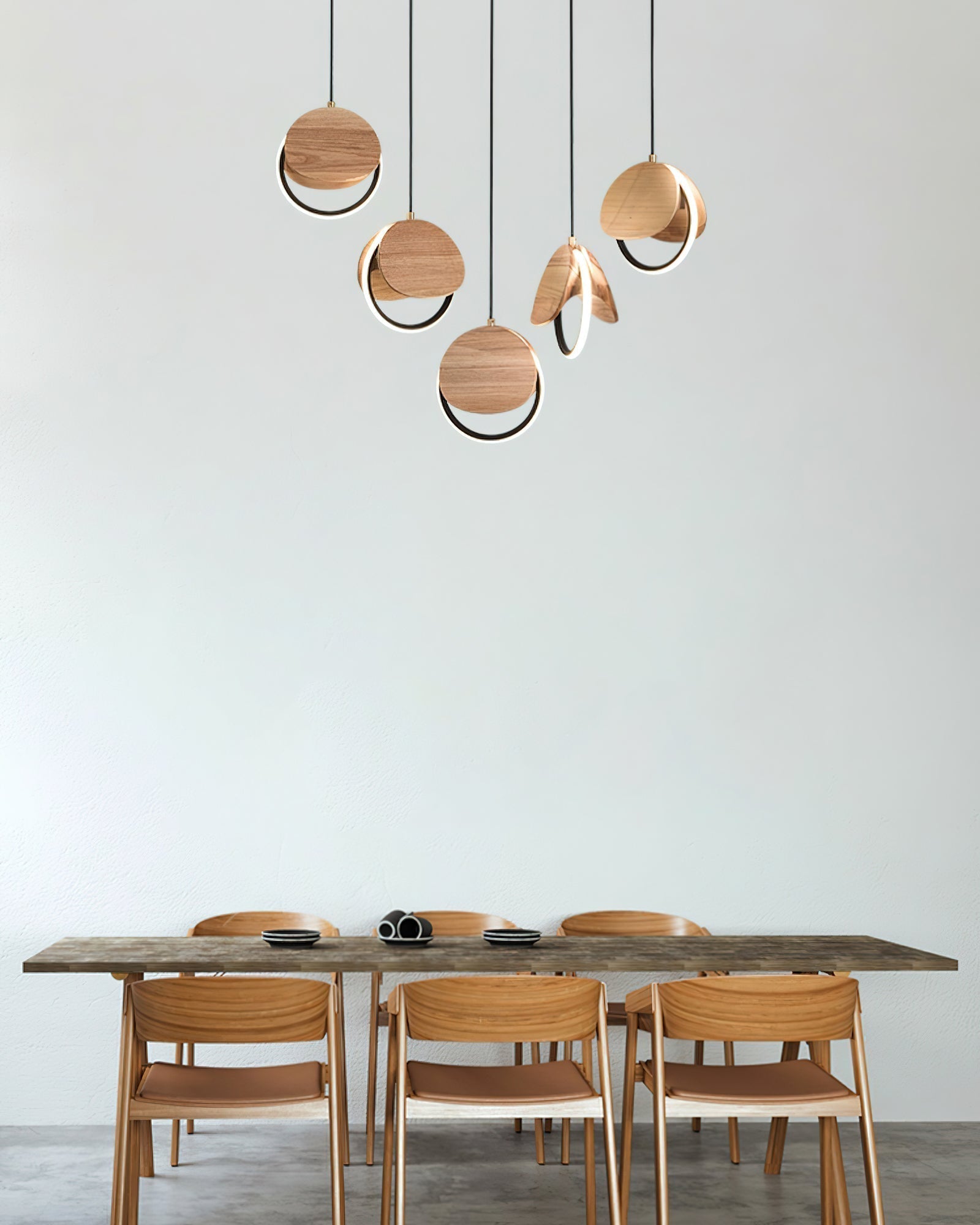 Avvelen Geometric Wood Pendant Light