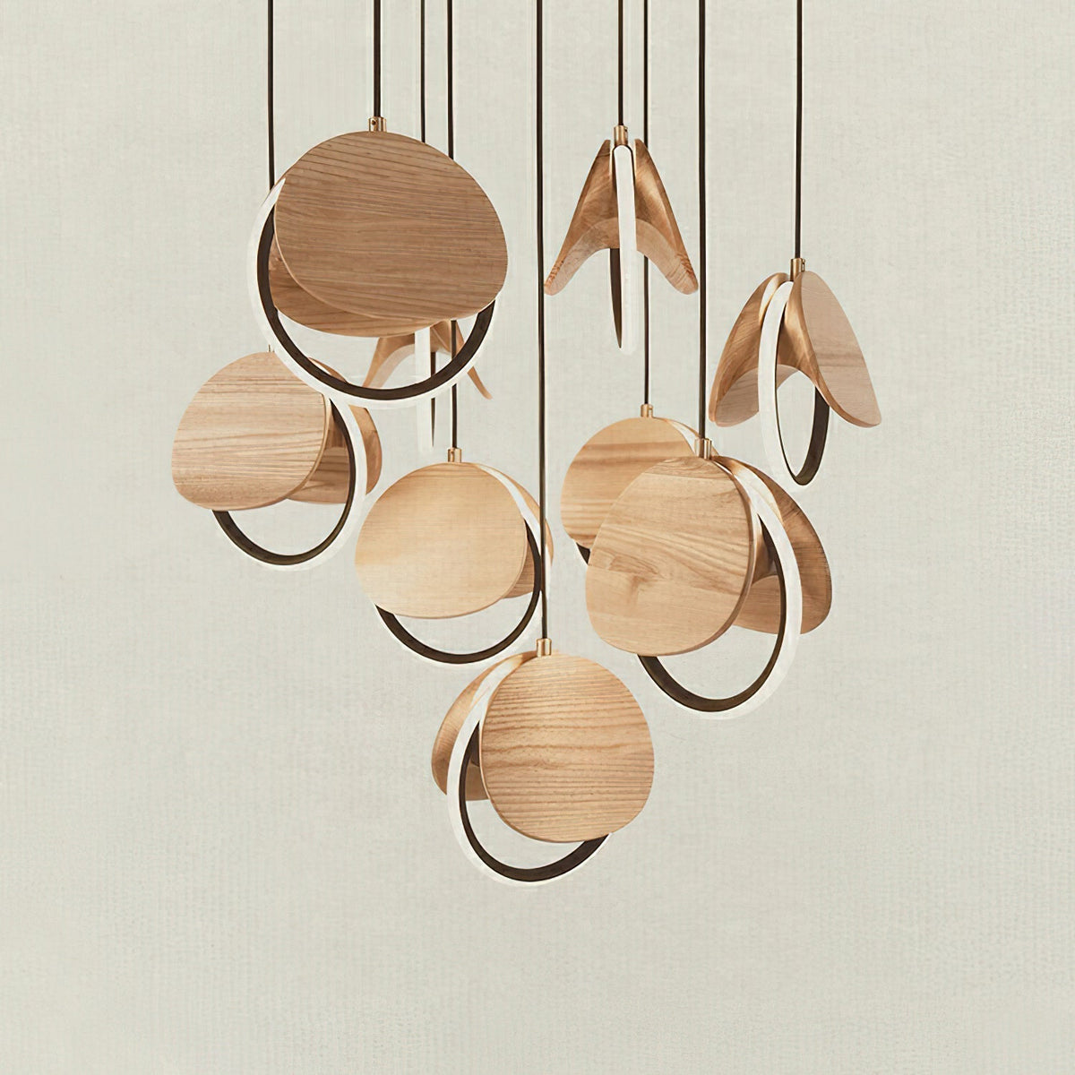 Avvelen Geometric Wood Pendant Light