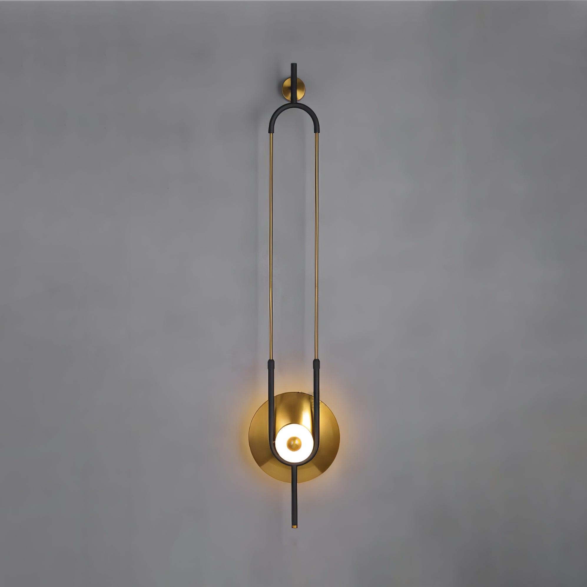 Ivory Modern Minimalist Ring Marble Wall Light