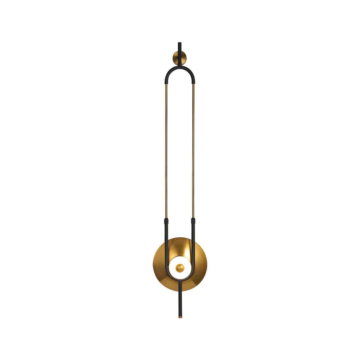Ivory Modern Minimalist Ring Marble Wall Light