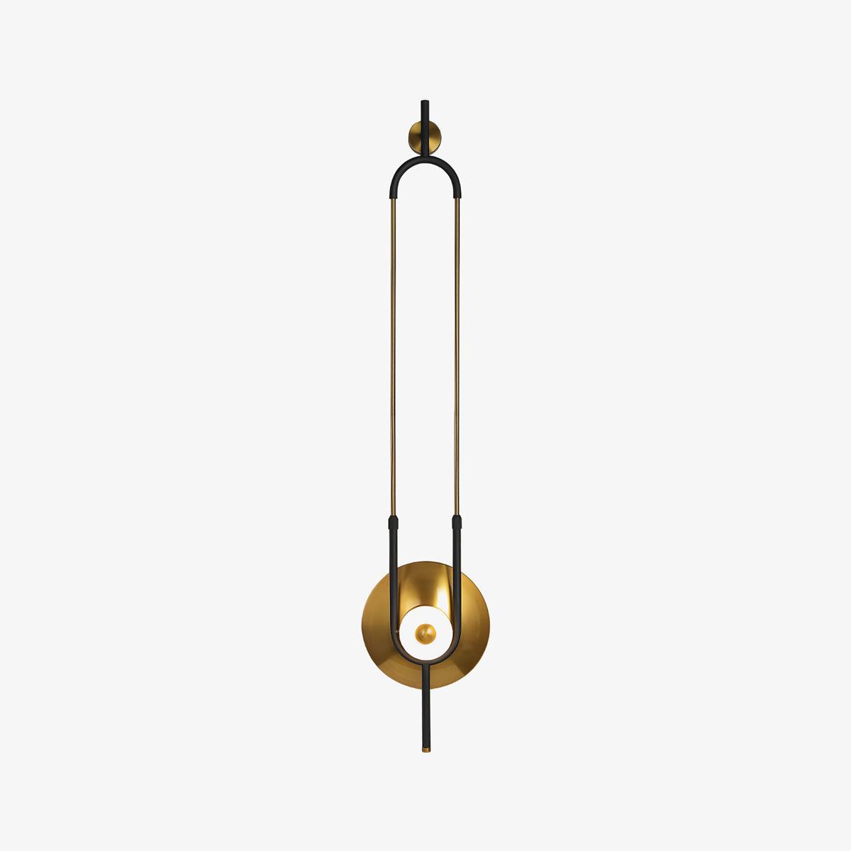Ivory Modern Minimalist Ring Marble Wall Light