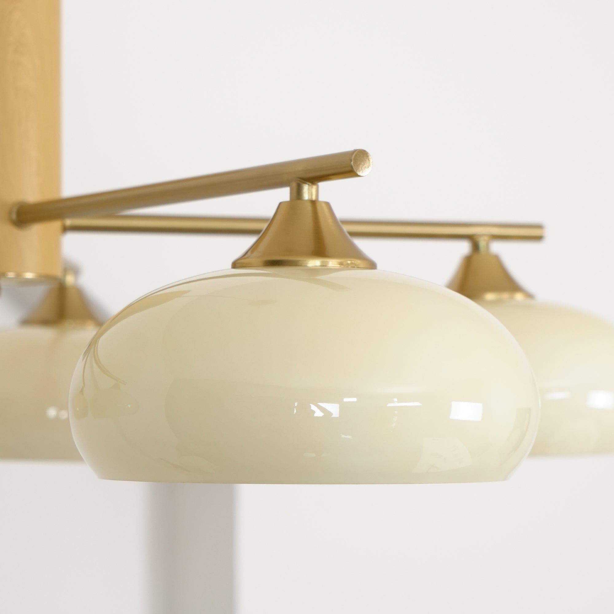 Ivor Glass Persimmon Chandeliers