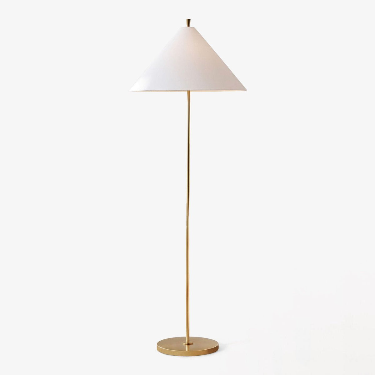 Urath Minimalist Brass Floor Lamp