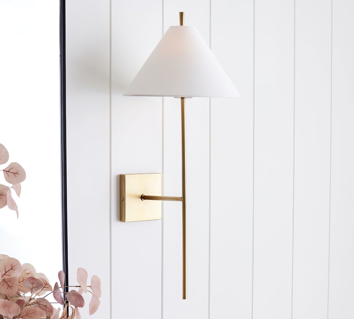 Teld Vintage Industrial Fabric Wall Light