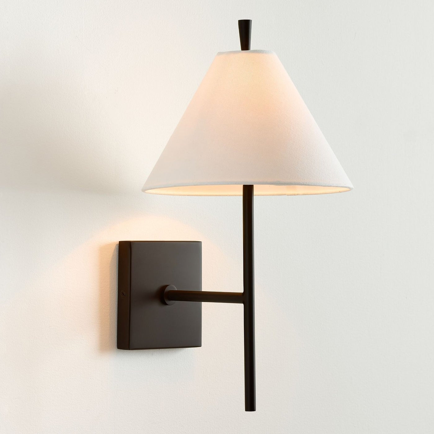 Teld Vintage Industrial Fabric Wall Light
