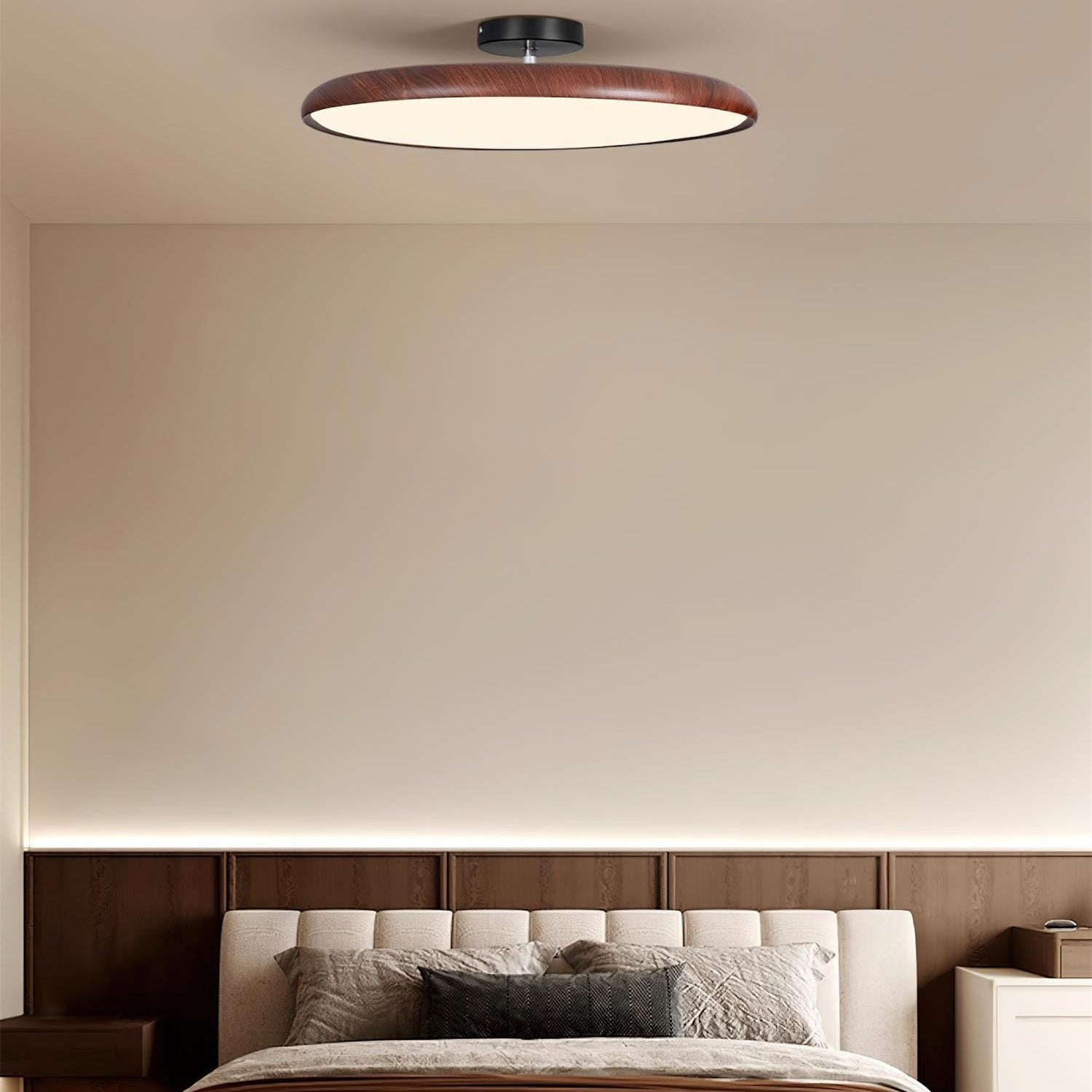 Cavelo Oval Semi-Flush Ceiling Light - Neutral Decor