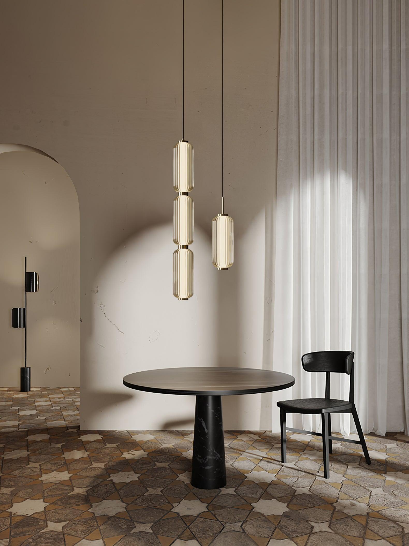 Cylindra Modern Glass Pendant Lamp