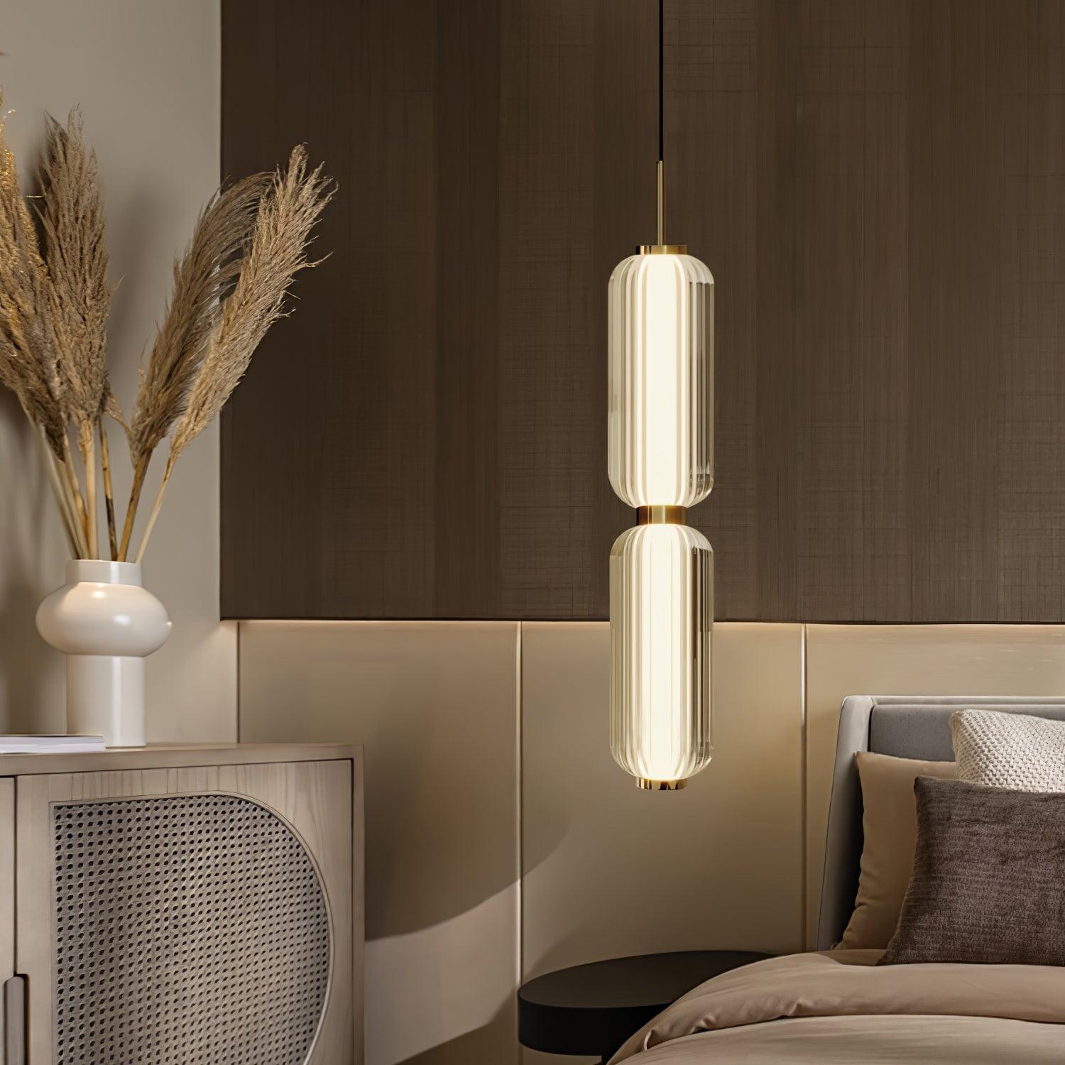 Cylindra Modern Glass Pendant Lamp