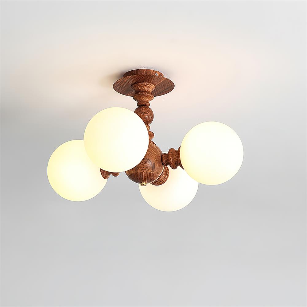 Elmora Vintage-Inspired Ceiling Lamp - Neutral Decor