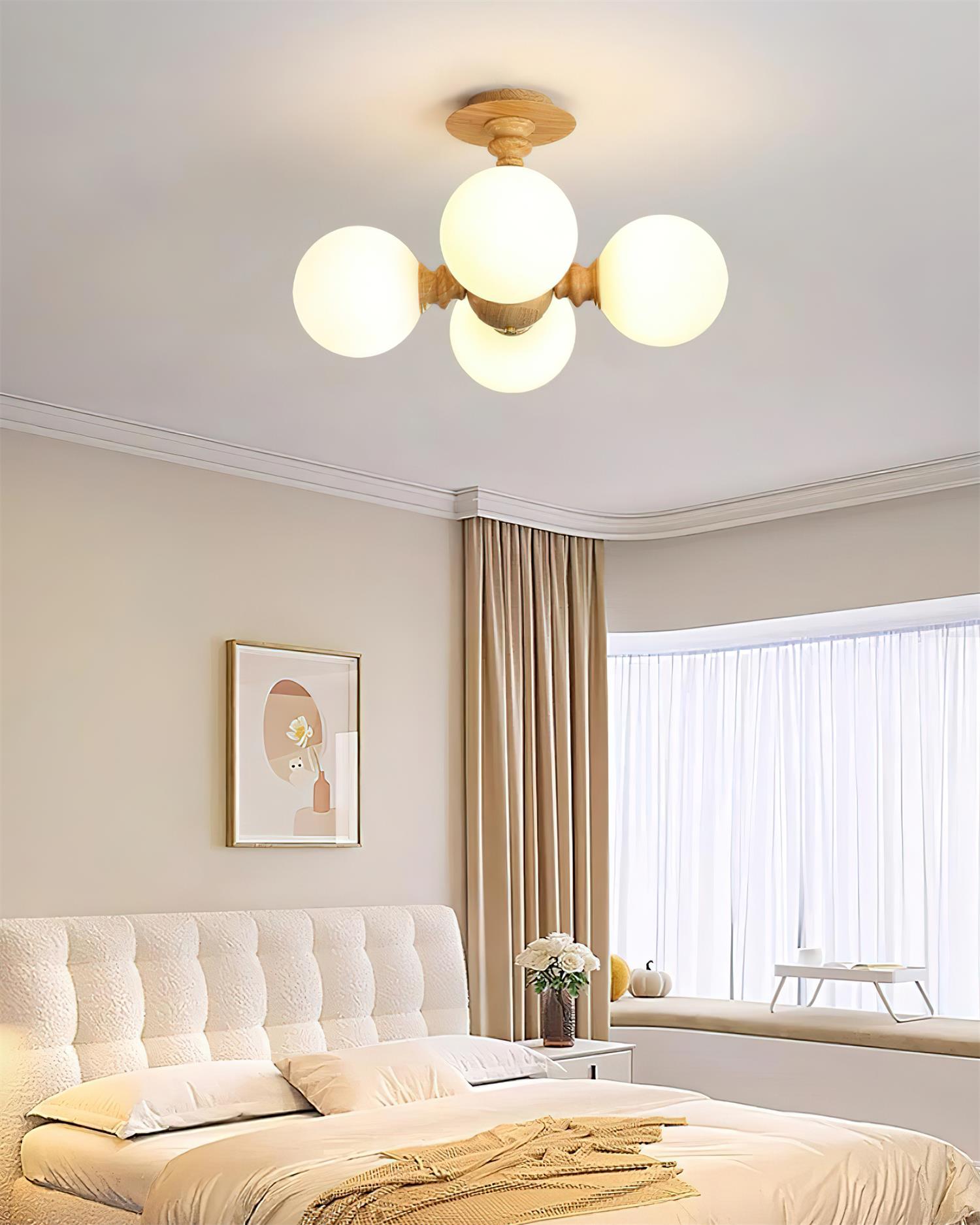 Elmora Vintage-Inspired Ceiling Lamp - Neutral Decor