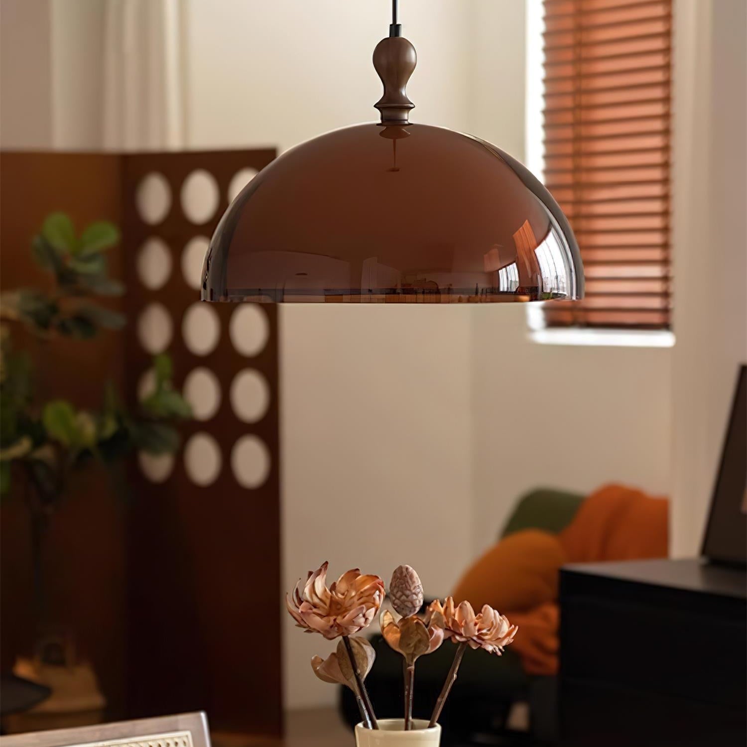 Maribel Swing Arm Pendant Lamp - Neutral Decor