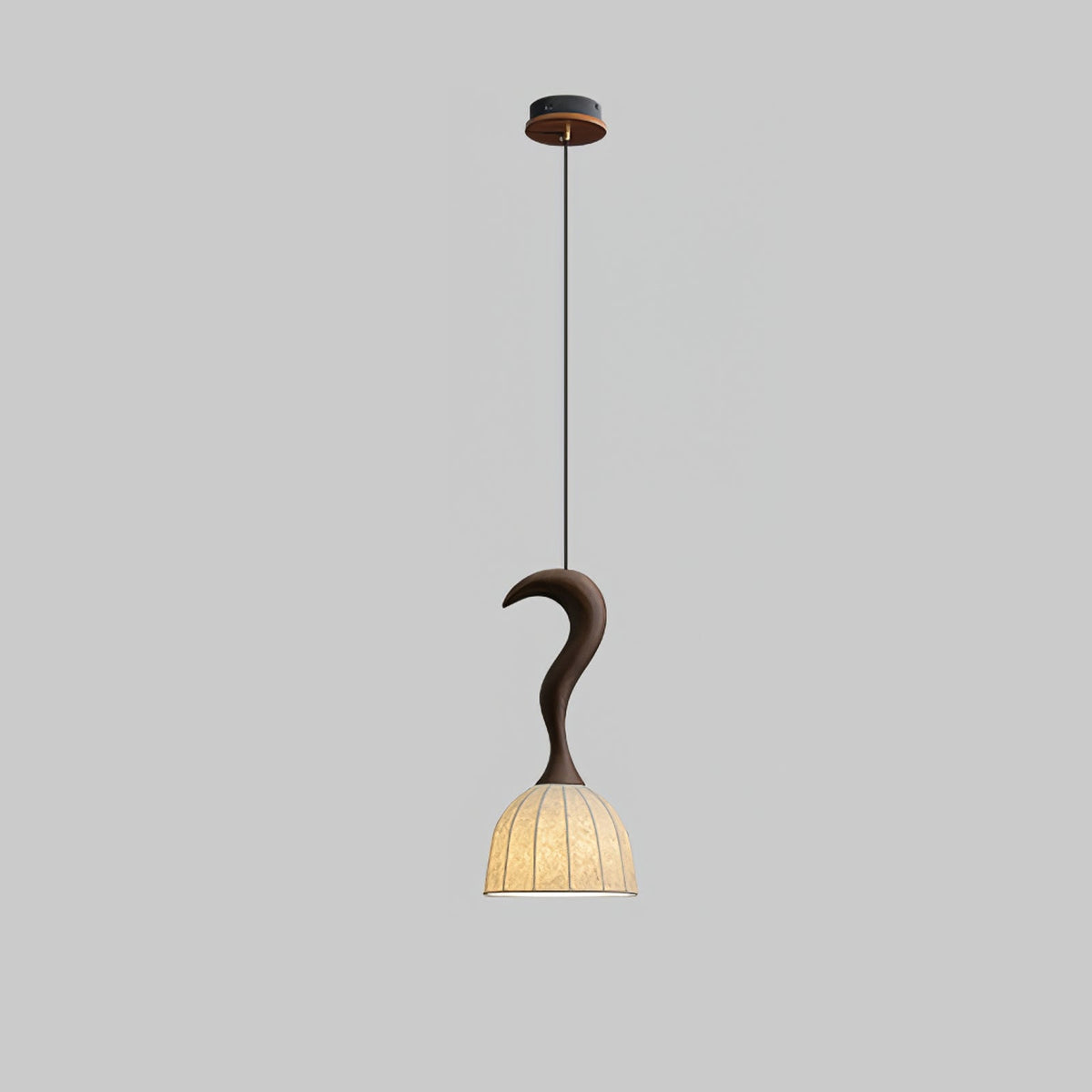Colire Creativity Twisted Wood Pendant Light