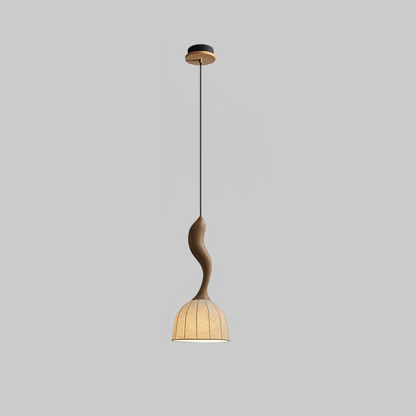 Colire Creativity Twisted Wood Pendant Light