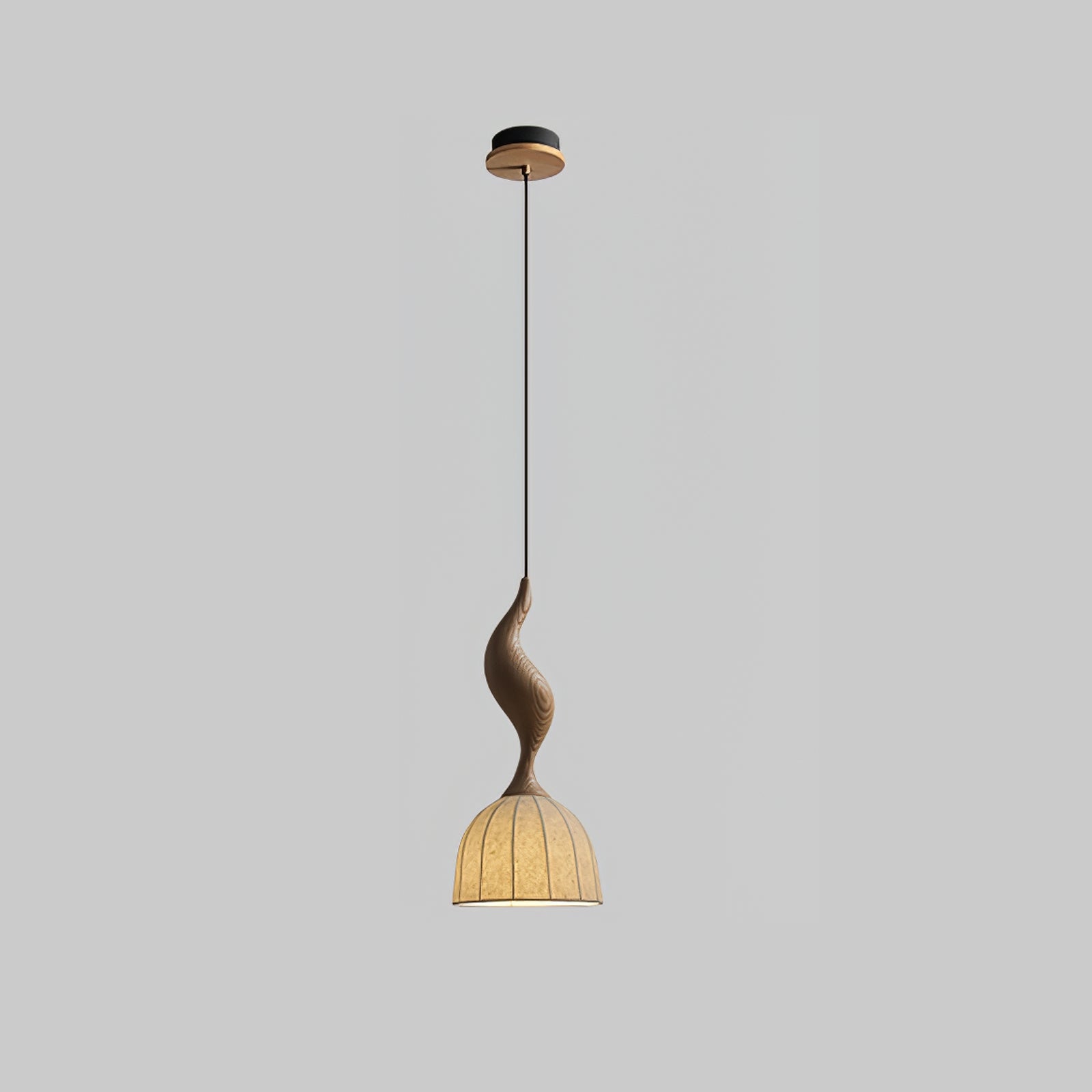 Colire Creativity Twisted Wood Pendant Light