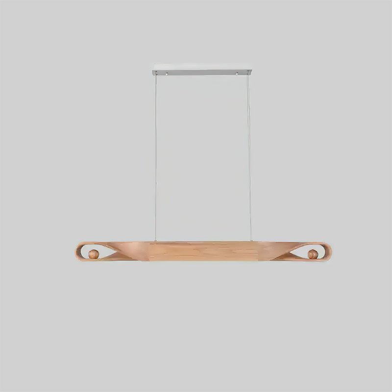 Lemior Pendant Lamp Wood Curved Minimalist