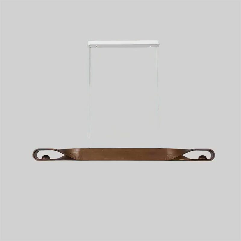 Lemior Pendant Lamp Wood Curved Minimalist