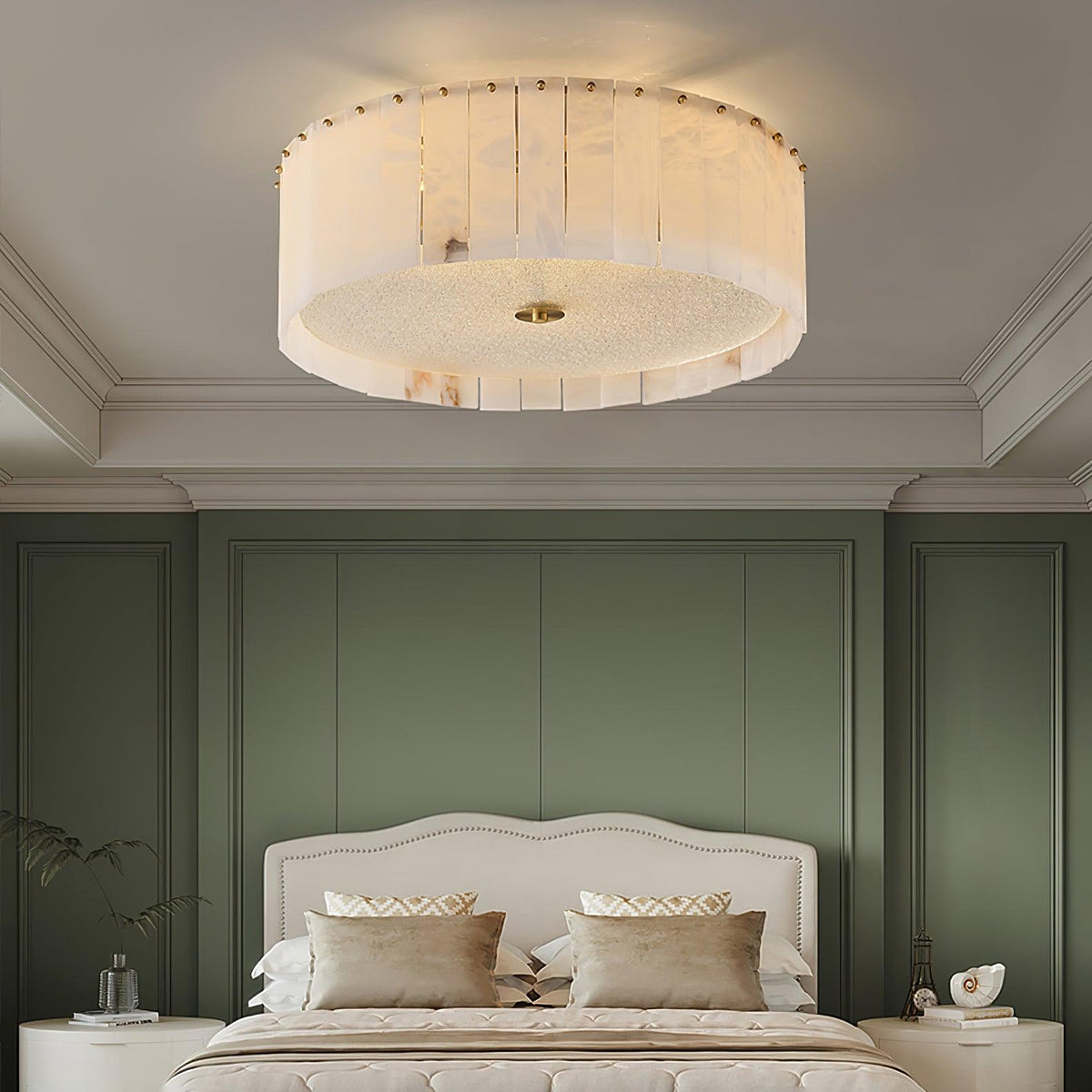 Elde Alabaster Ceiling Light