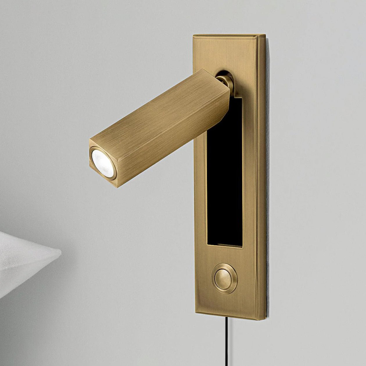 Eurvaran Embedded Bedside Plug-in Sconce Wall lamp - Neutral Decor