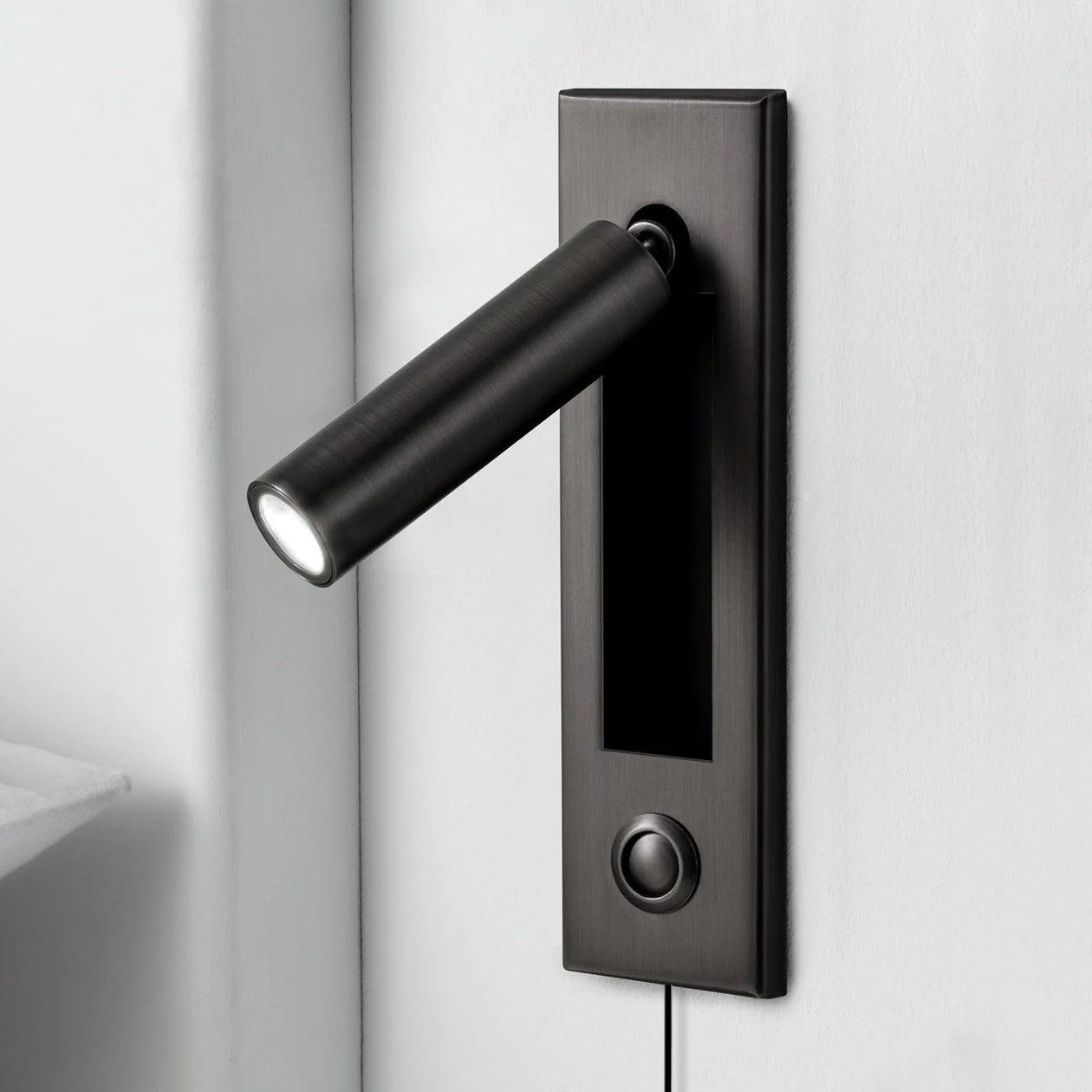 Eurvaran Embedded Bedside Plug-in Sconce Wall lamp - Neutral Decor