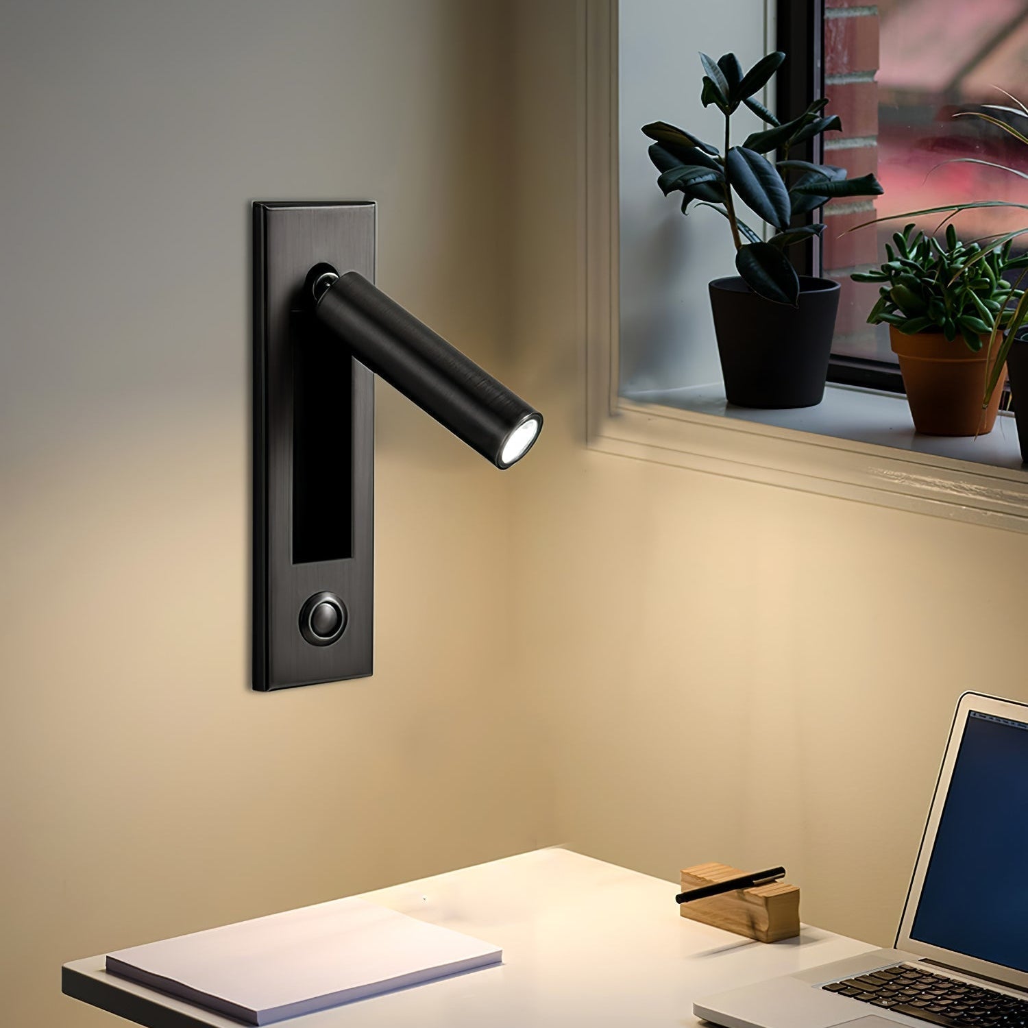 Eurvaran Embedded Bedside Plug-in Sconce Wall lamp - Neutral Decor