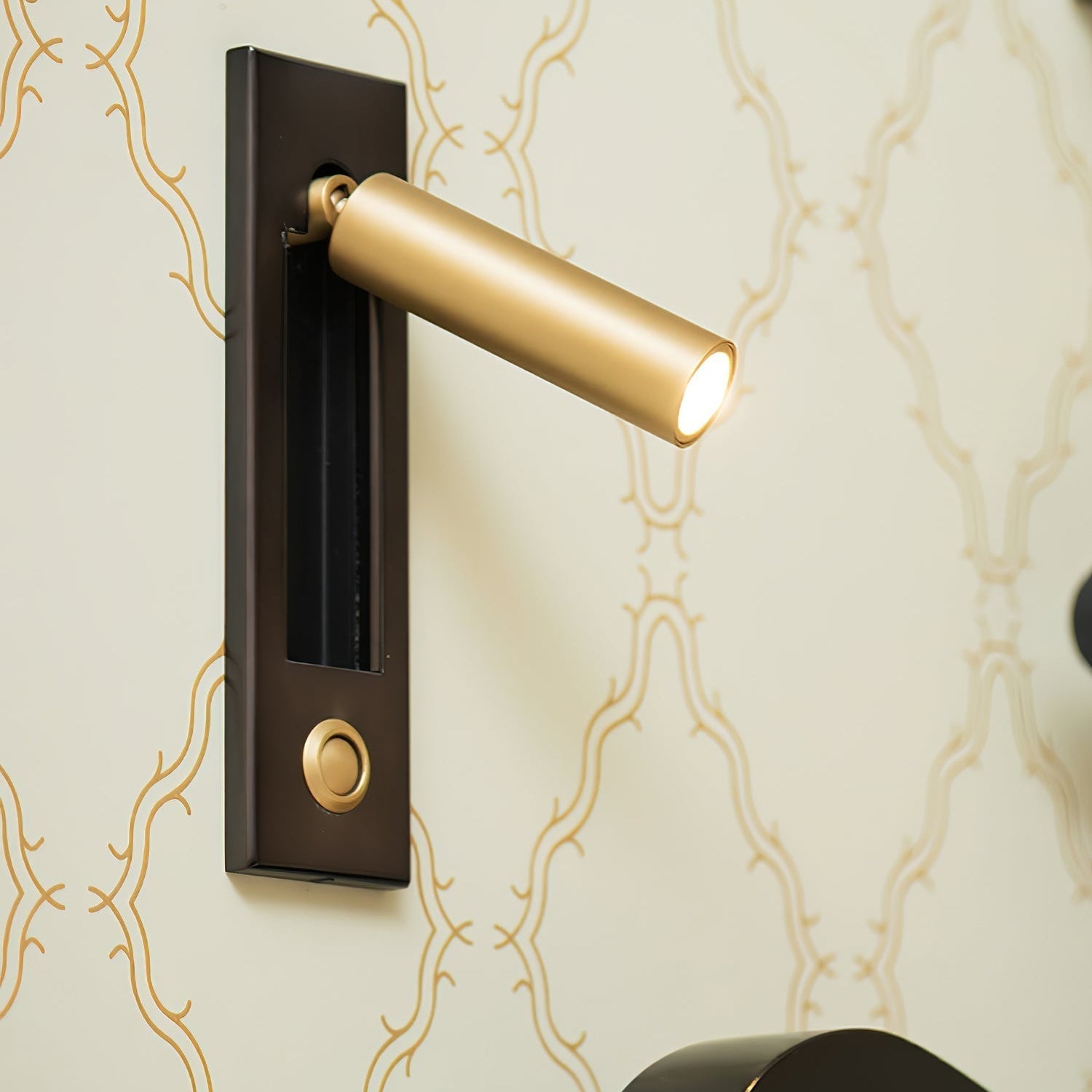 Eurvaran Embedded Bedside Plug-in Sconce Wall lamp - Neutral Decor