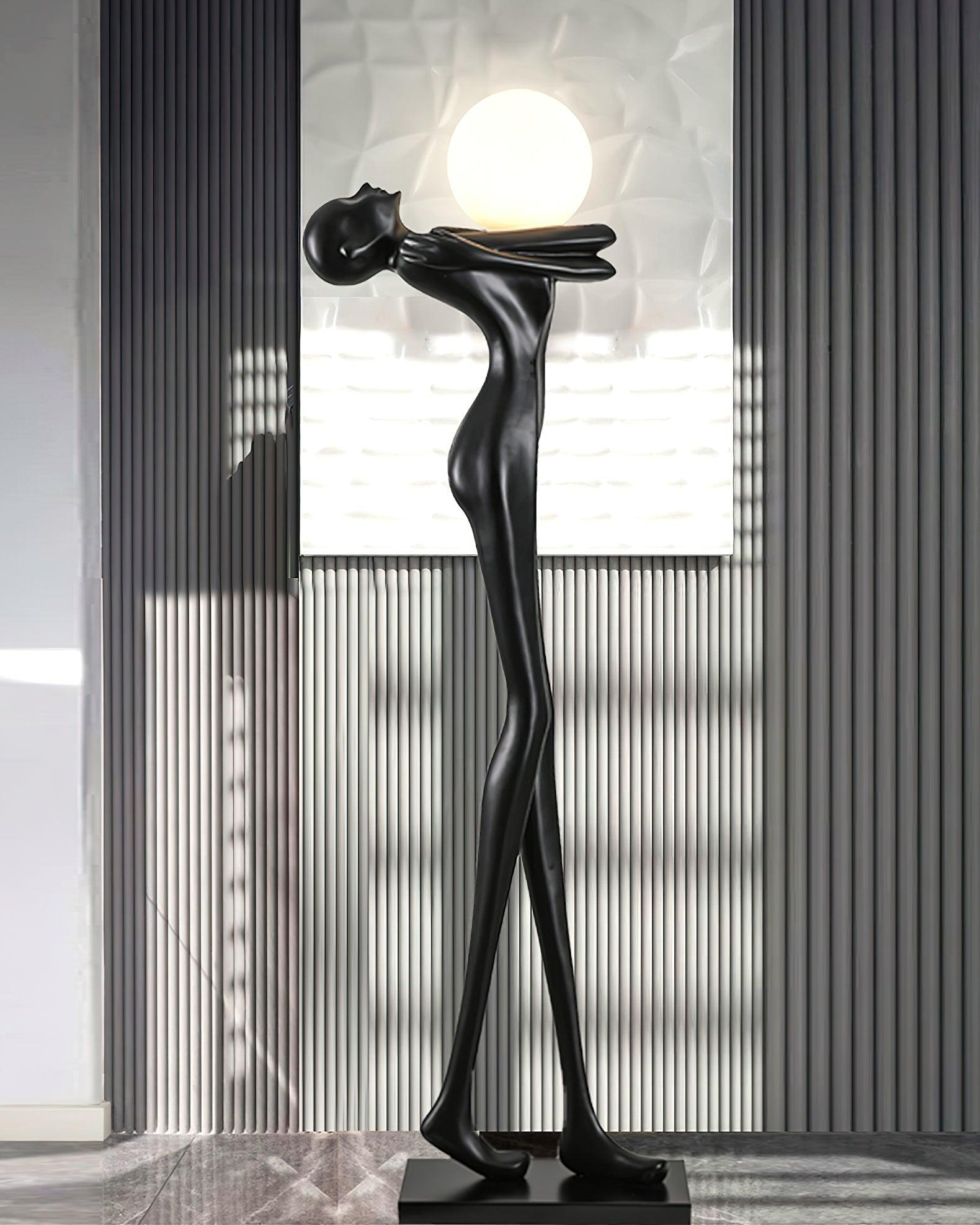 Ersolion Sculptural Fiberglass Floor Lamp