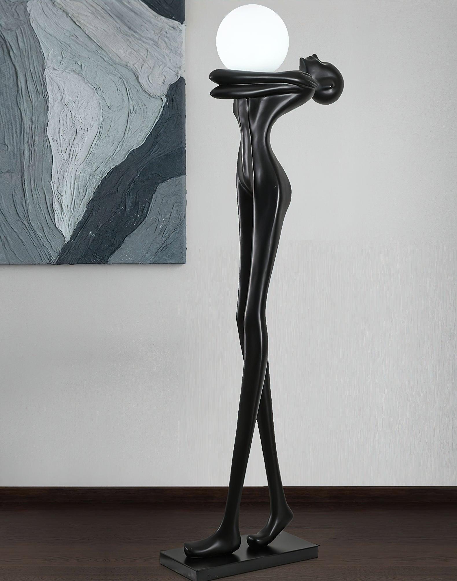 Ersolion Sculptural Fiberglass Floor Lamp