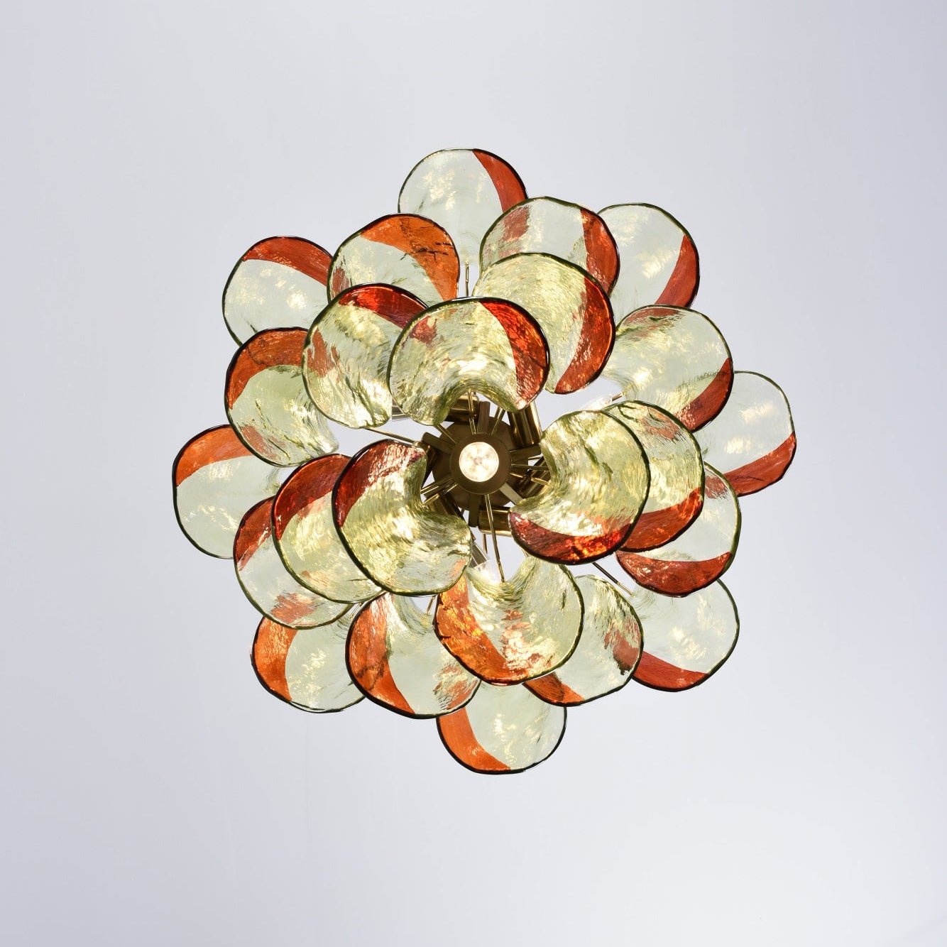 Celoraria Chandelier Murano Glass Petal Elegant