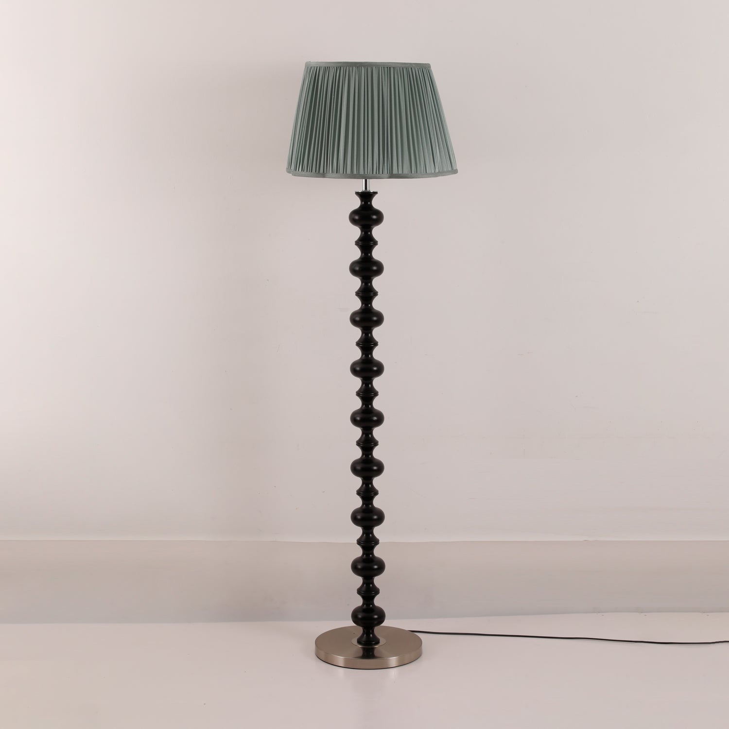 Rinivaine Wood Fabric Floor Lamp