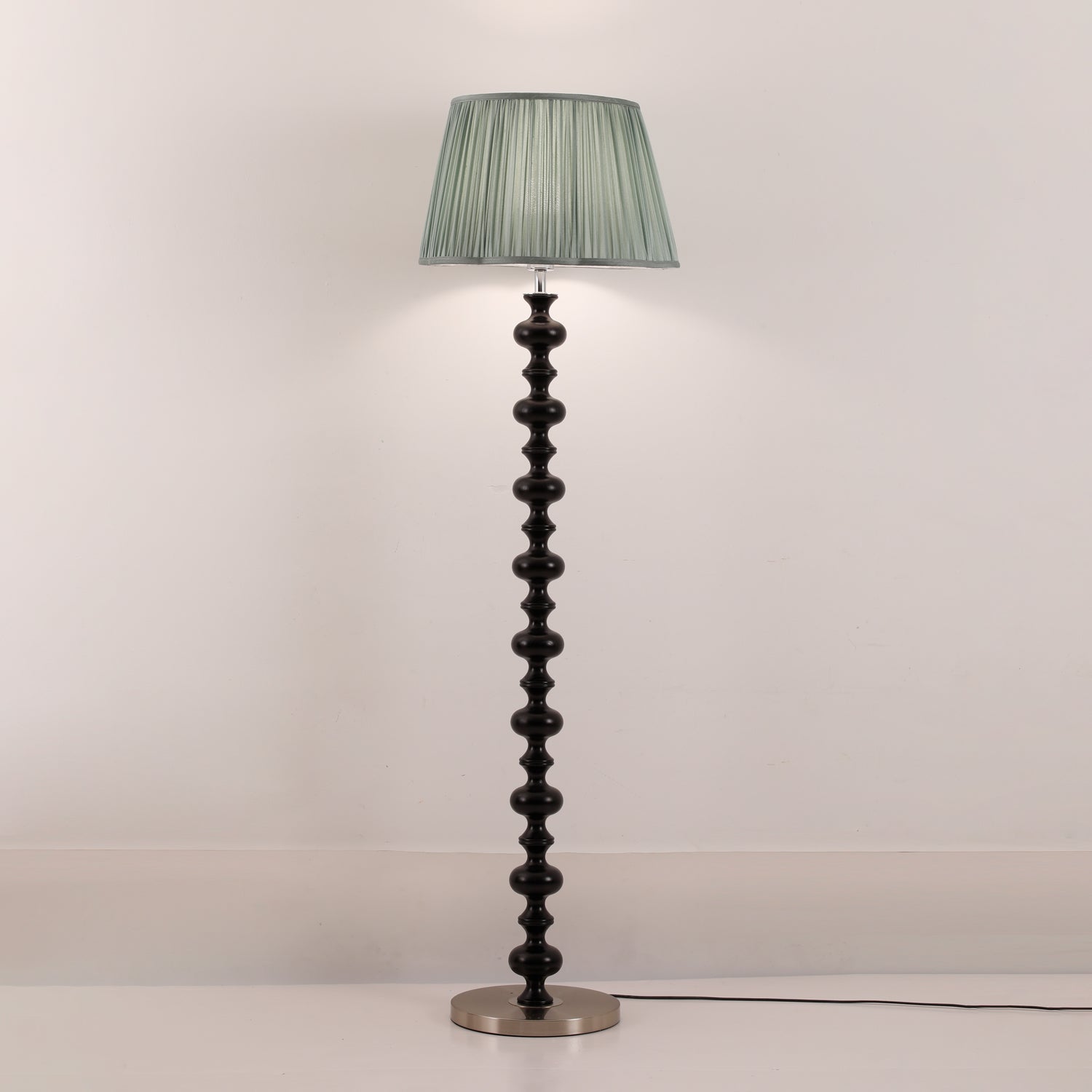 Rinivaine Wood Fabric Floor Lamp