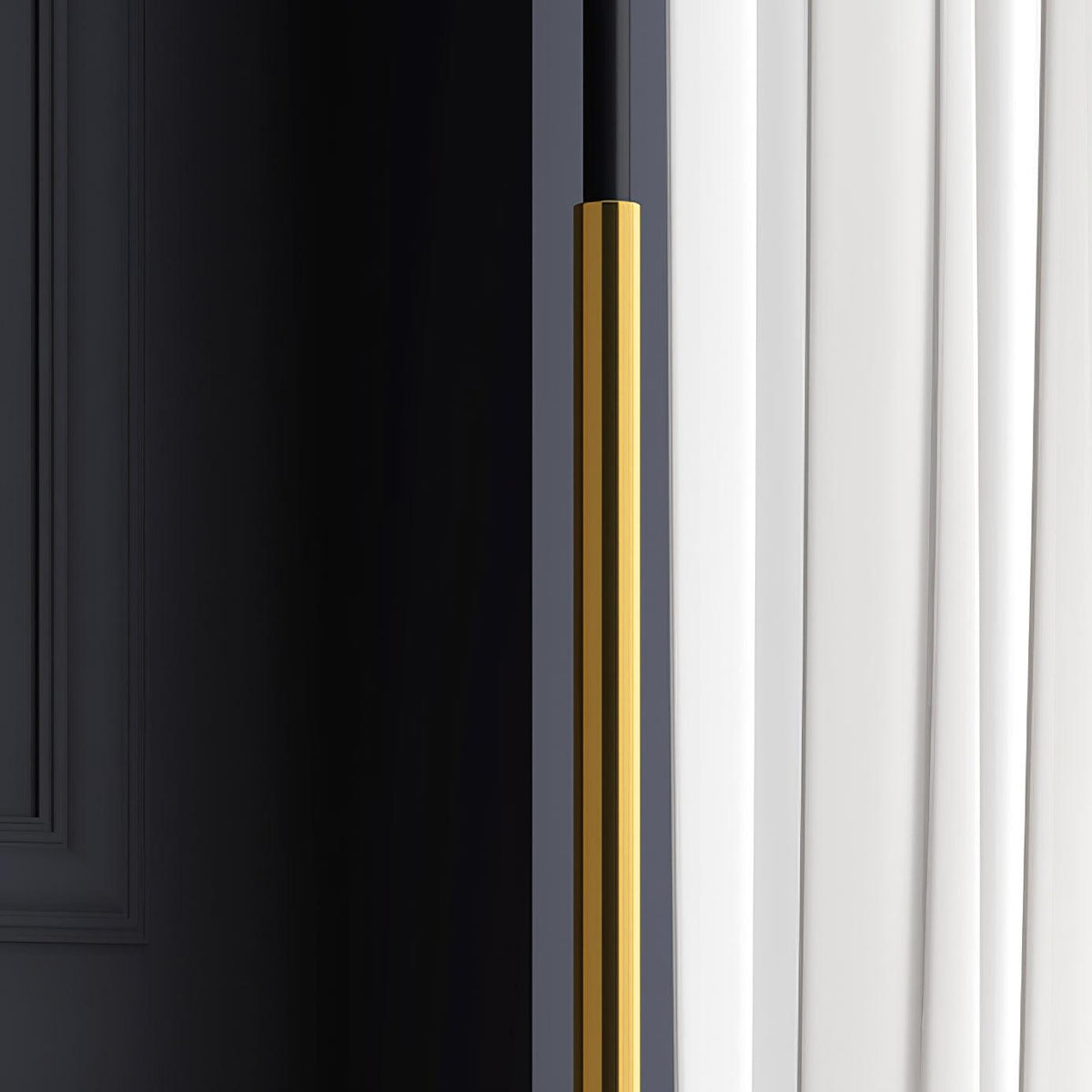 Xildas Black & Gold Minimalistic Floor Lamp