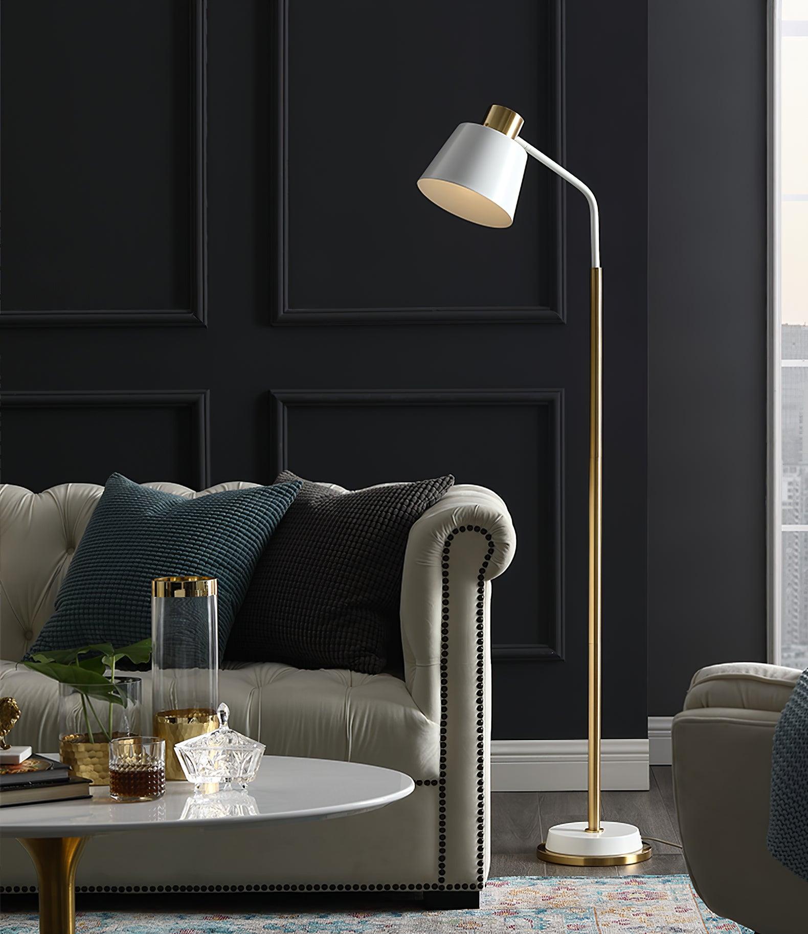Xildas Black & Gold Minimalistic Floor Lamp