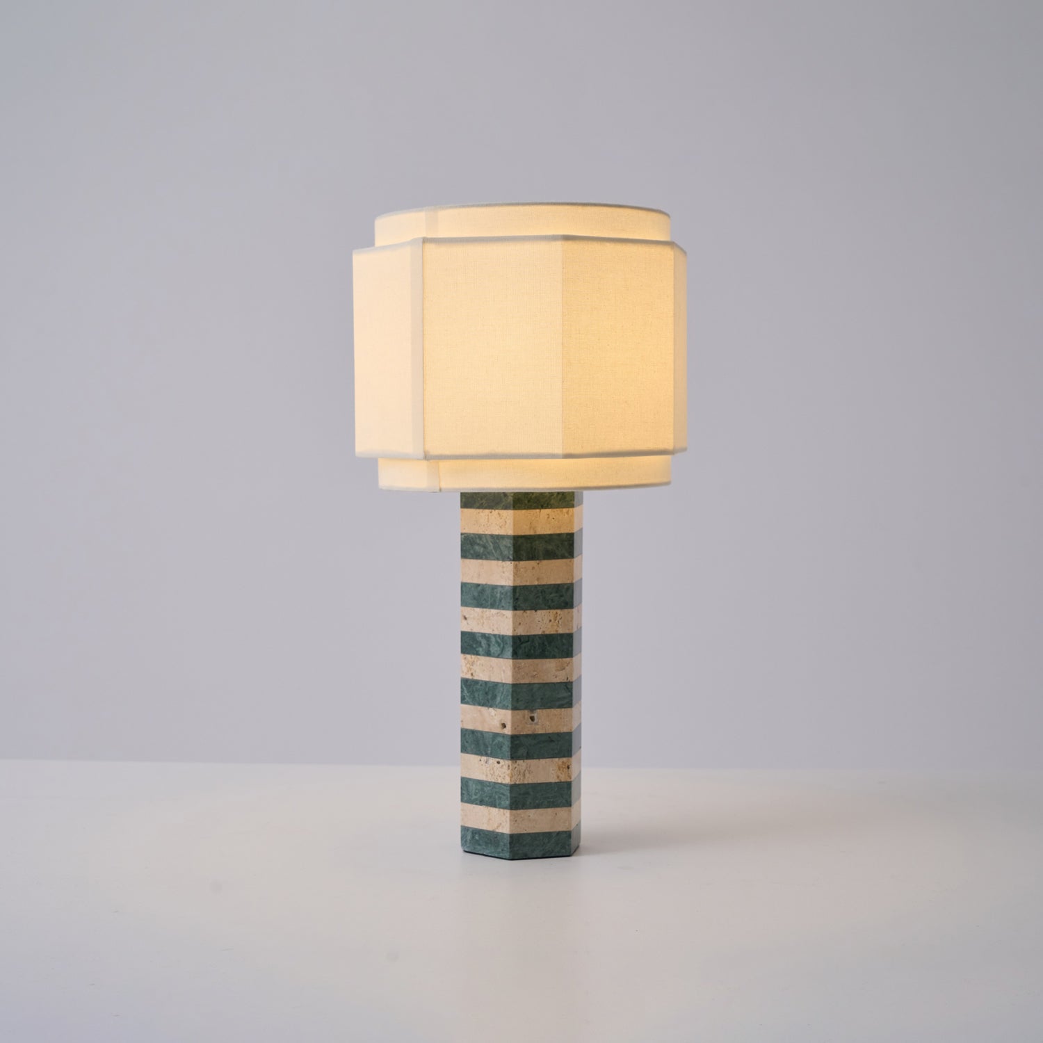 Stripes Fabric Table Lamp