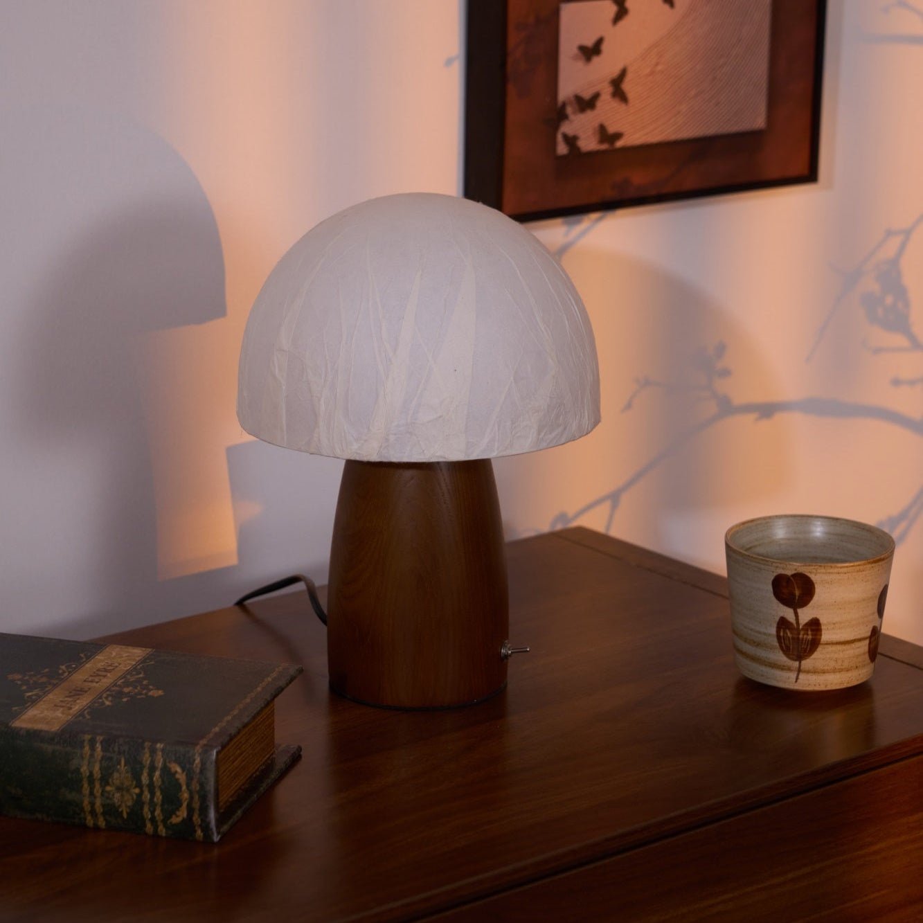 Nimbus Wood & Fabric Table Lamp