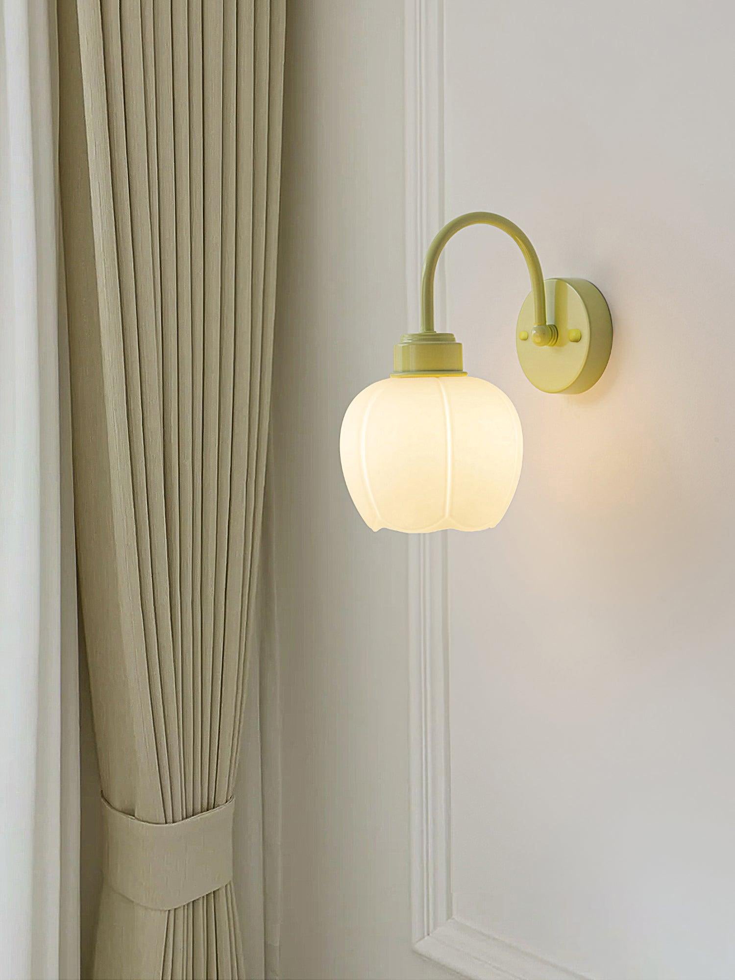 Alliraris Enchanting Flower Glass Wall Light