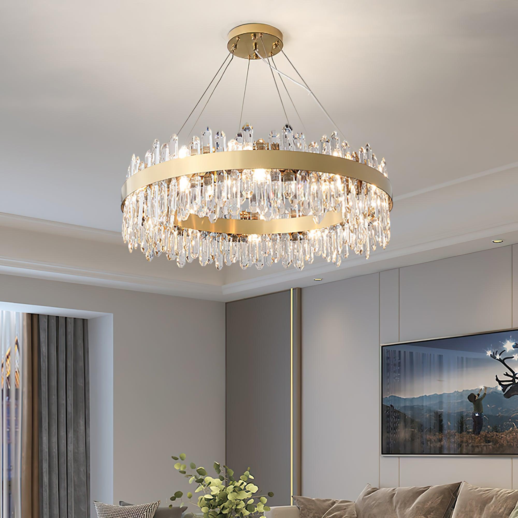 Xoriel Postmodern Luxury Crystal Chandelier
