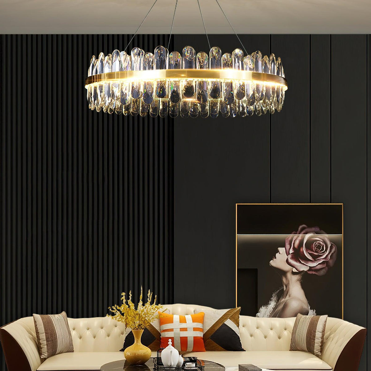 Xoriel Postmodern Luxury Crystal Chandelier