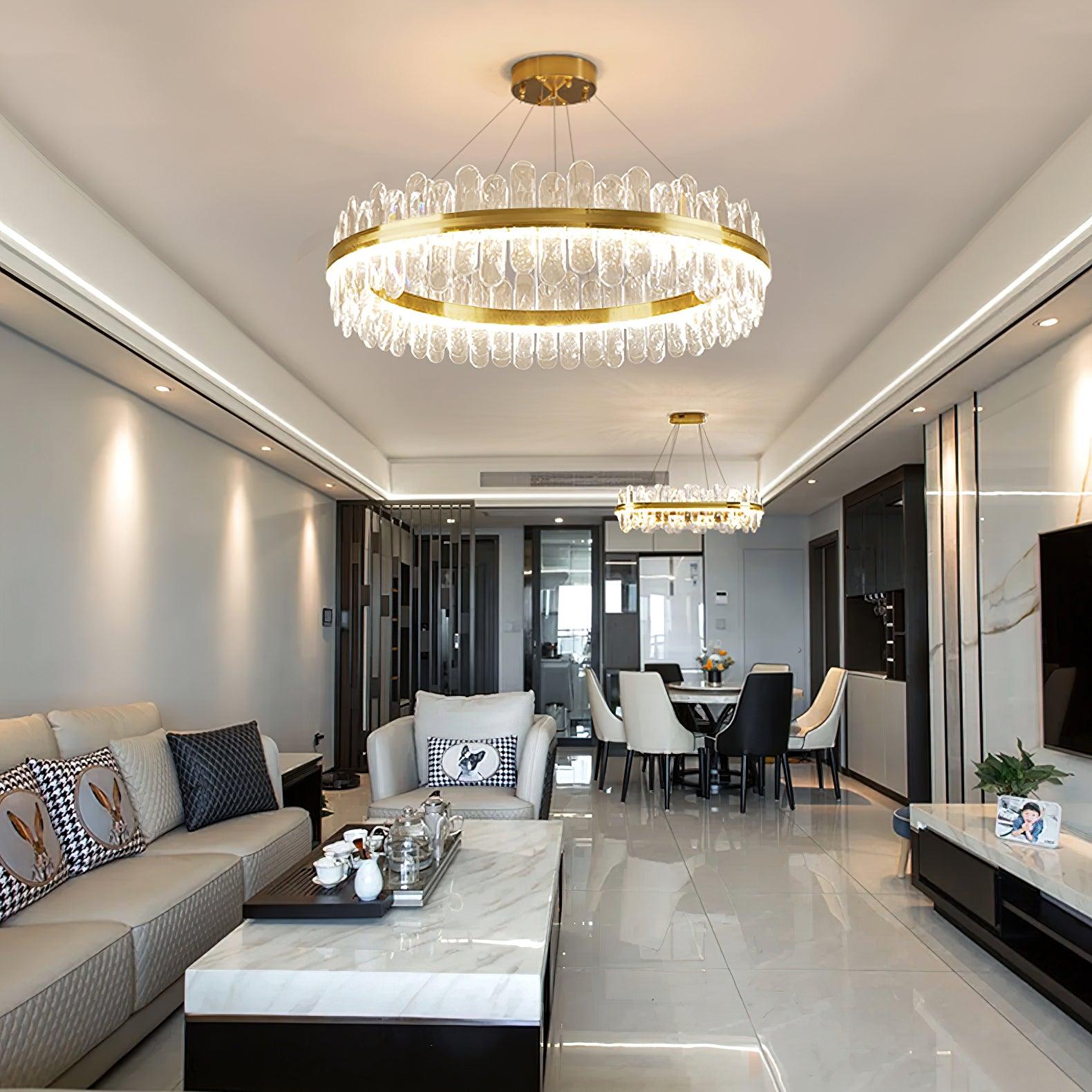 Xoriel Postmodern Luxury Crystal Chandelier